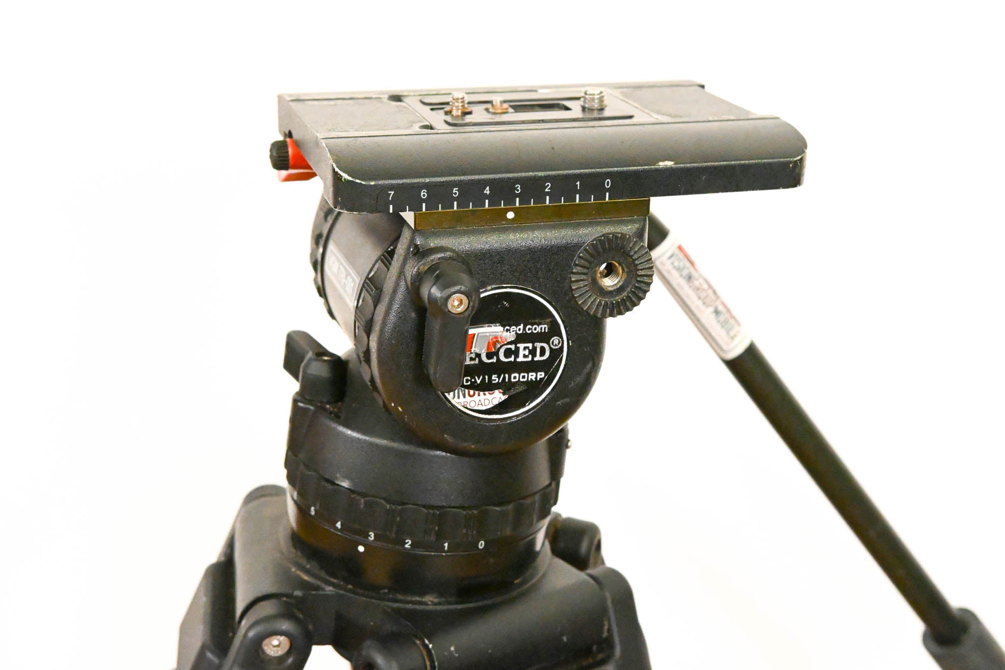 Secced SC-V15/100RP 100mm Fluid Head w/ Tripod Legs, Spreader & Case