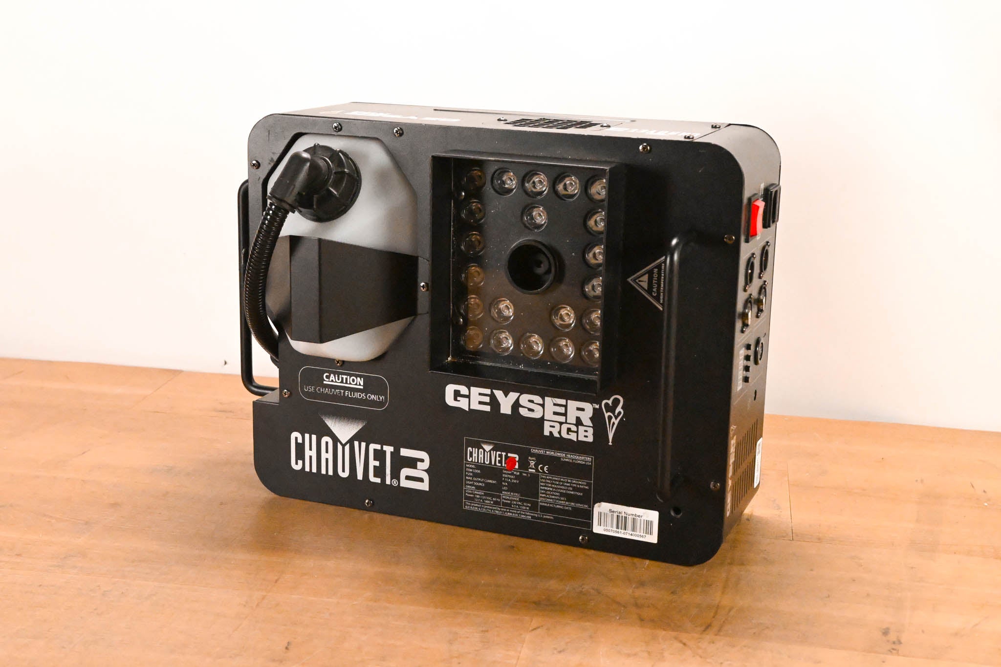 Chauvet Geyser RGB Ver 3 LED Lighting Effect and Fog Machine