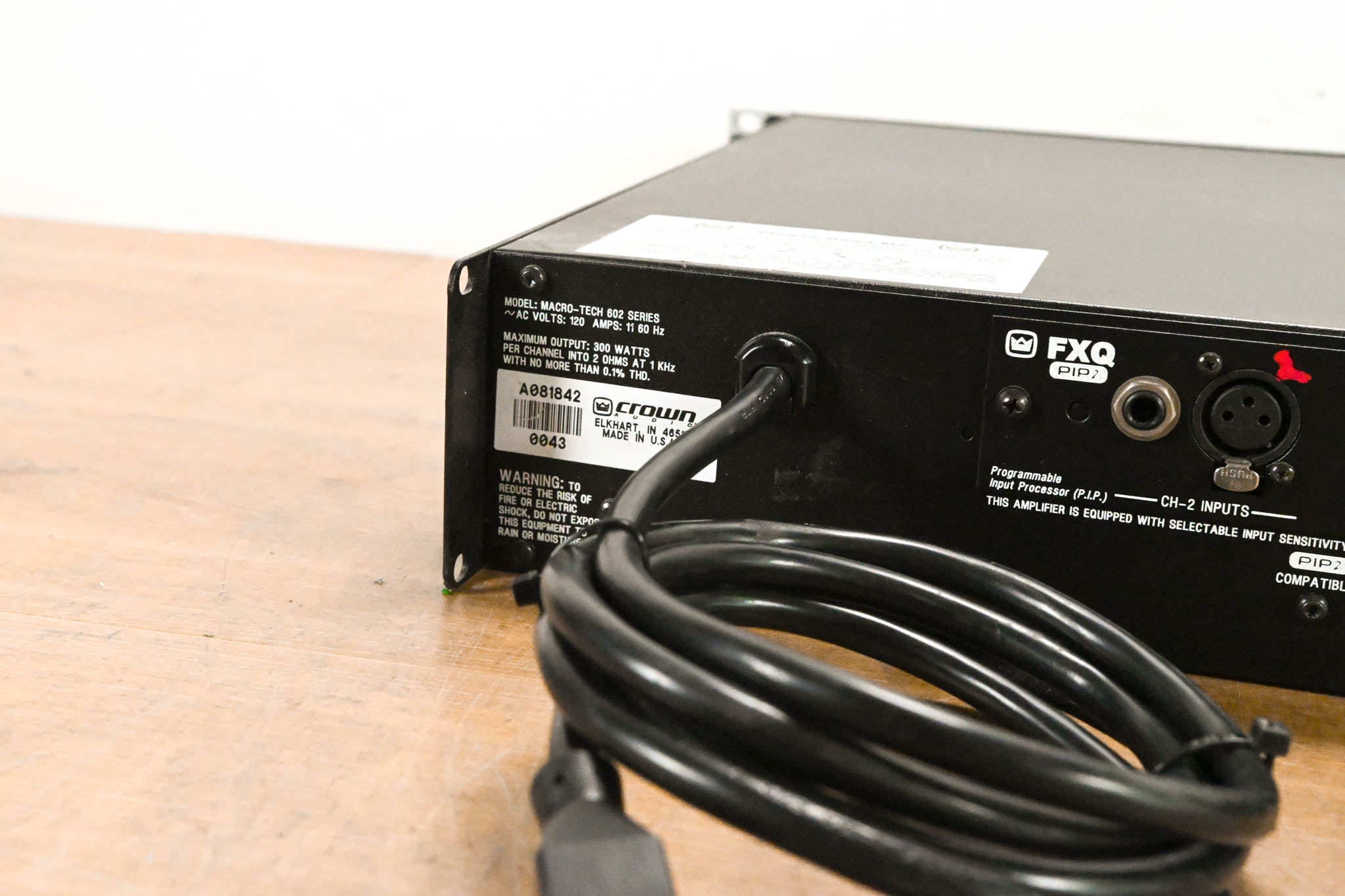 Crown Macro-Tech 602 2-Channel Power Amplifier