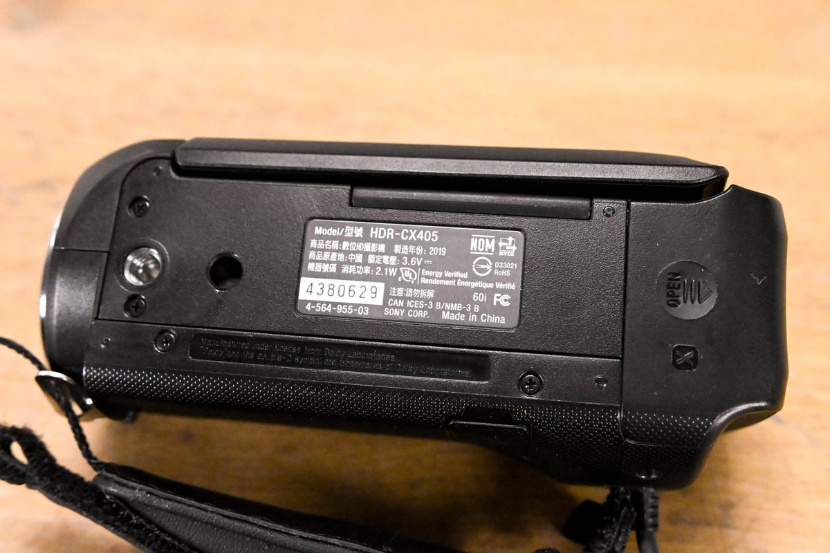 Sony HDR-CX405 HD Handycam Camcorder w/ Exmor R CMOS Sensor