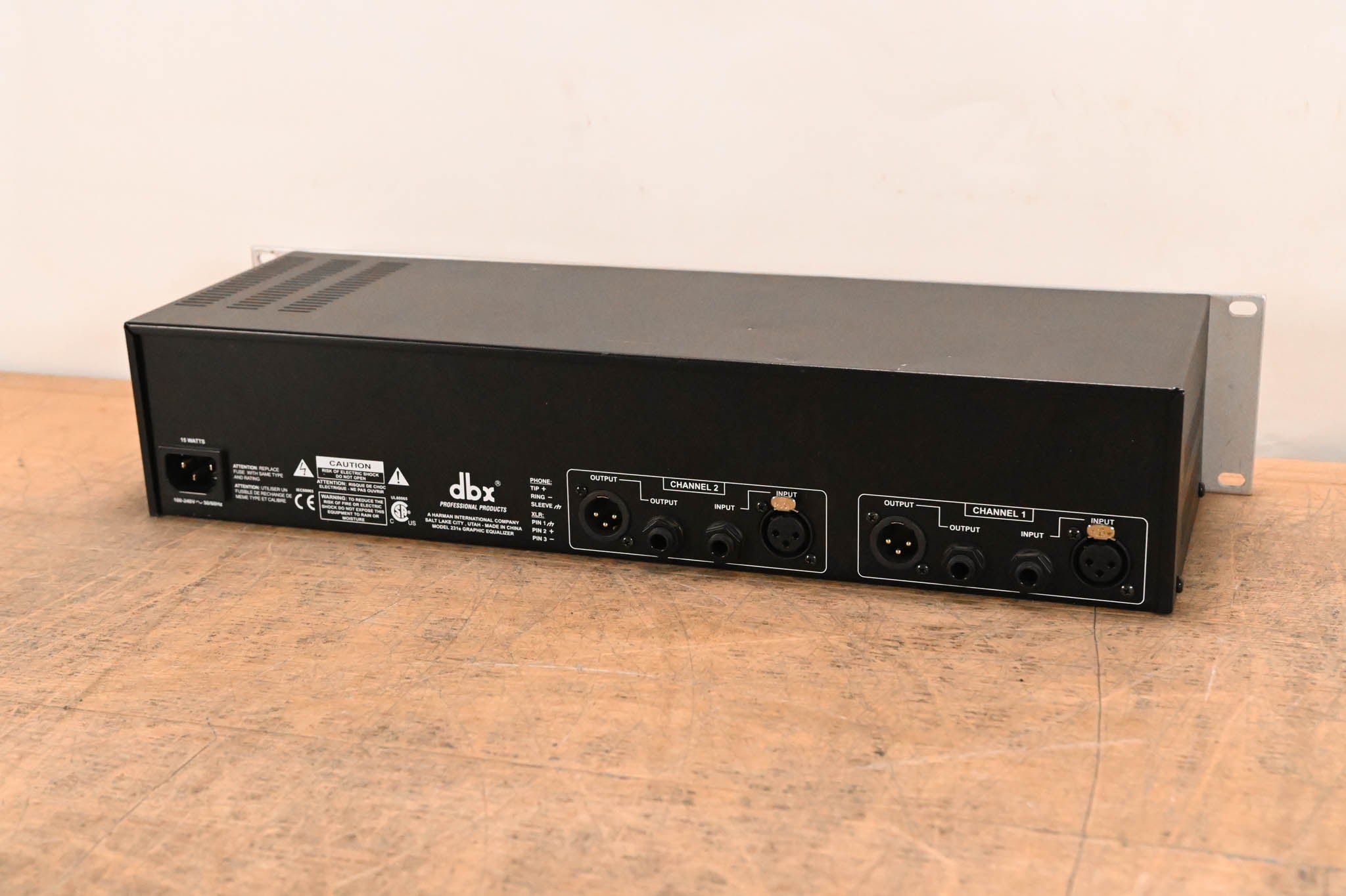 dbx 231s Two-Channel 31-Band Equalizer