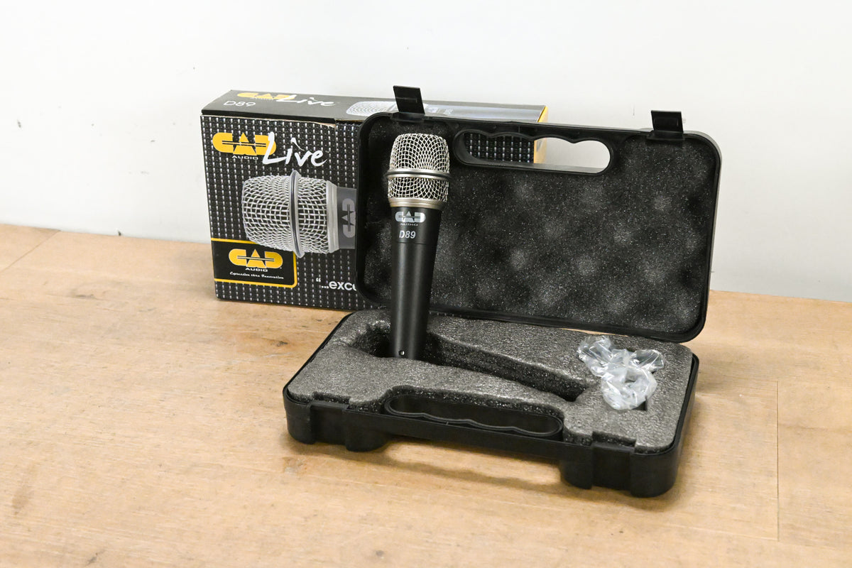 CAD Audio Live D89 Supercardioid Dynamic Instrument Microphone