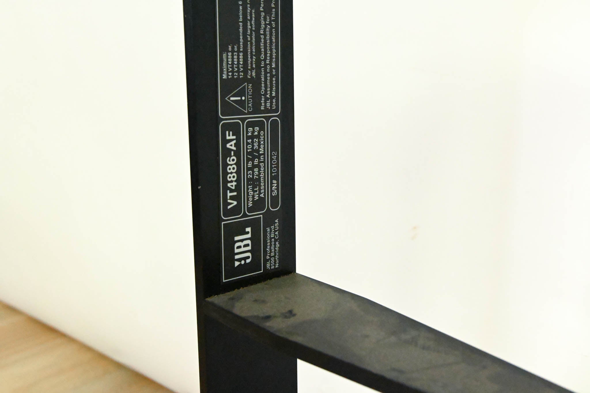 JBL VT4886-AF Array Frame for VT4886 Line Array Loudspeakers