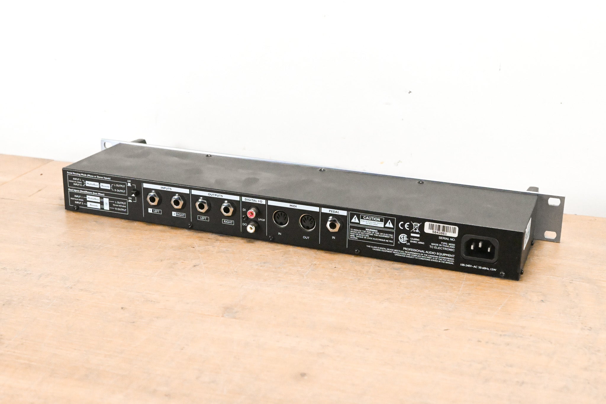 TC Electronic M350 Reverb and Effects Processor