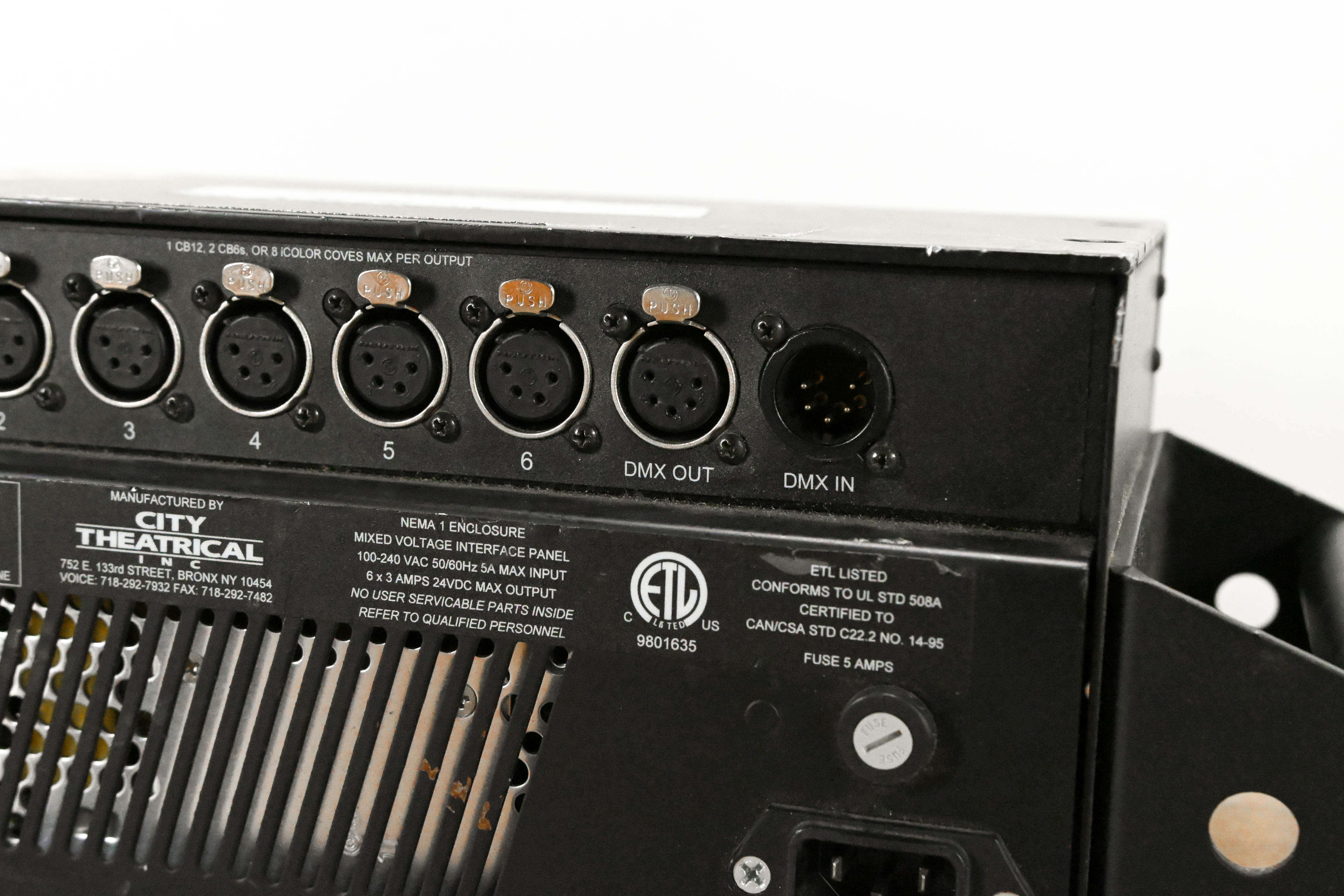City Theatrical PDS-375-TR Touring ColorBlast Power/Data Supply