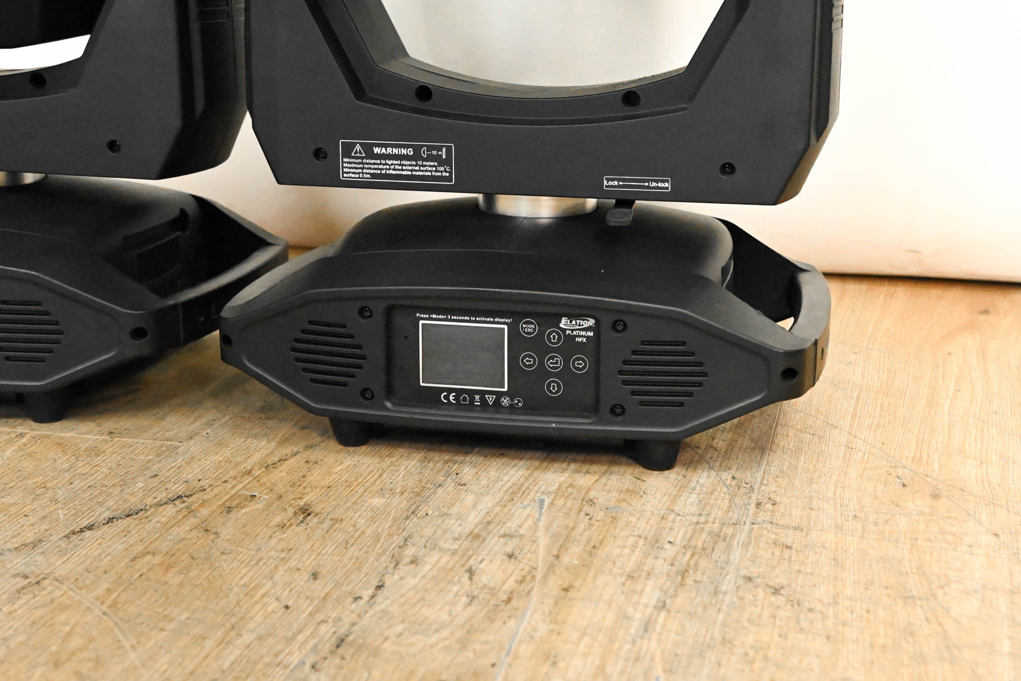 Elation Platinum HFX Hybrid 3-in-1 Moving Head Light Pair w/ Flight Case