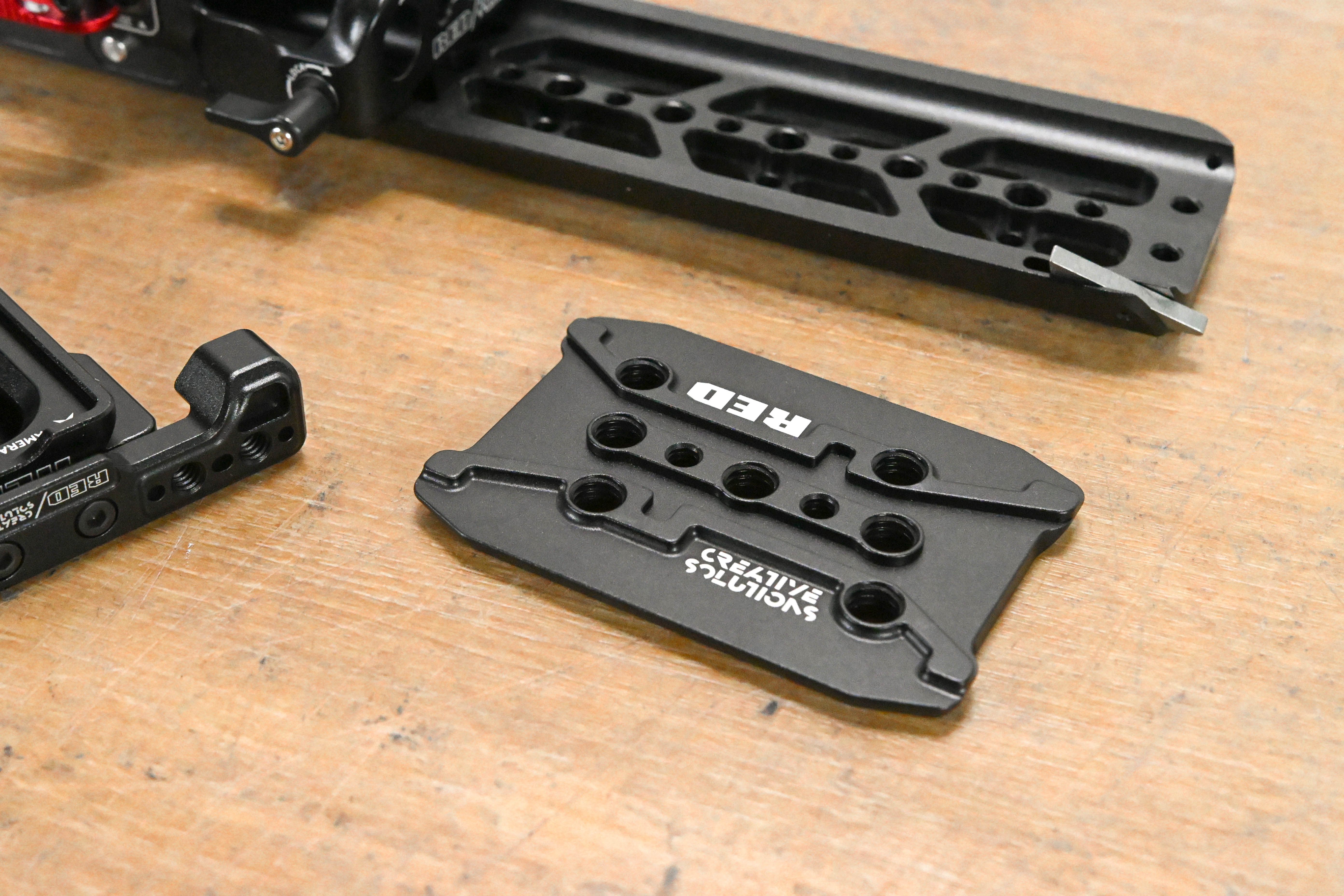 RED Digital Cinema V-RAPTOR QR Platform w/ Arca & Dovetail Plate