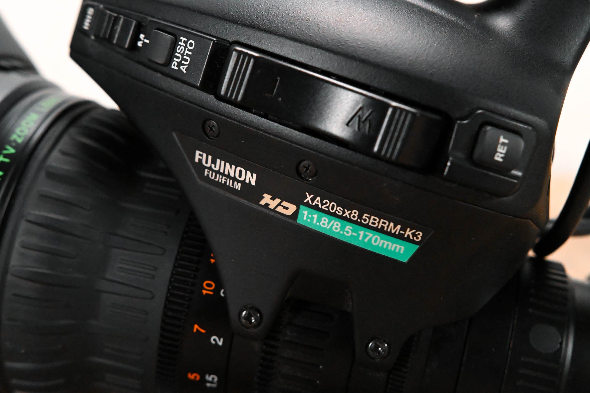Fujinon XA20sx8.5BRM-K3 2/3" ENG Lens - 1:1.8/8.5-170mm