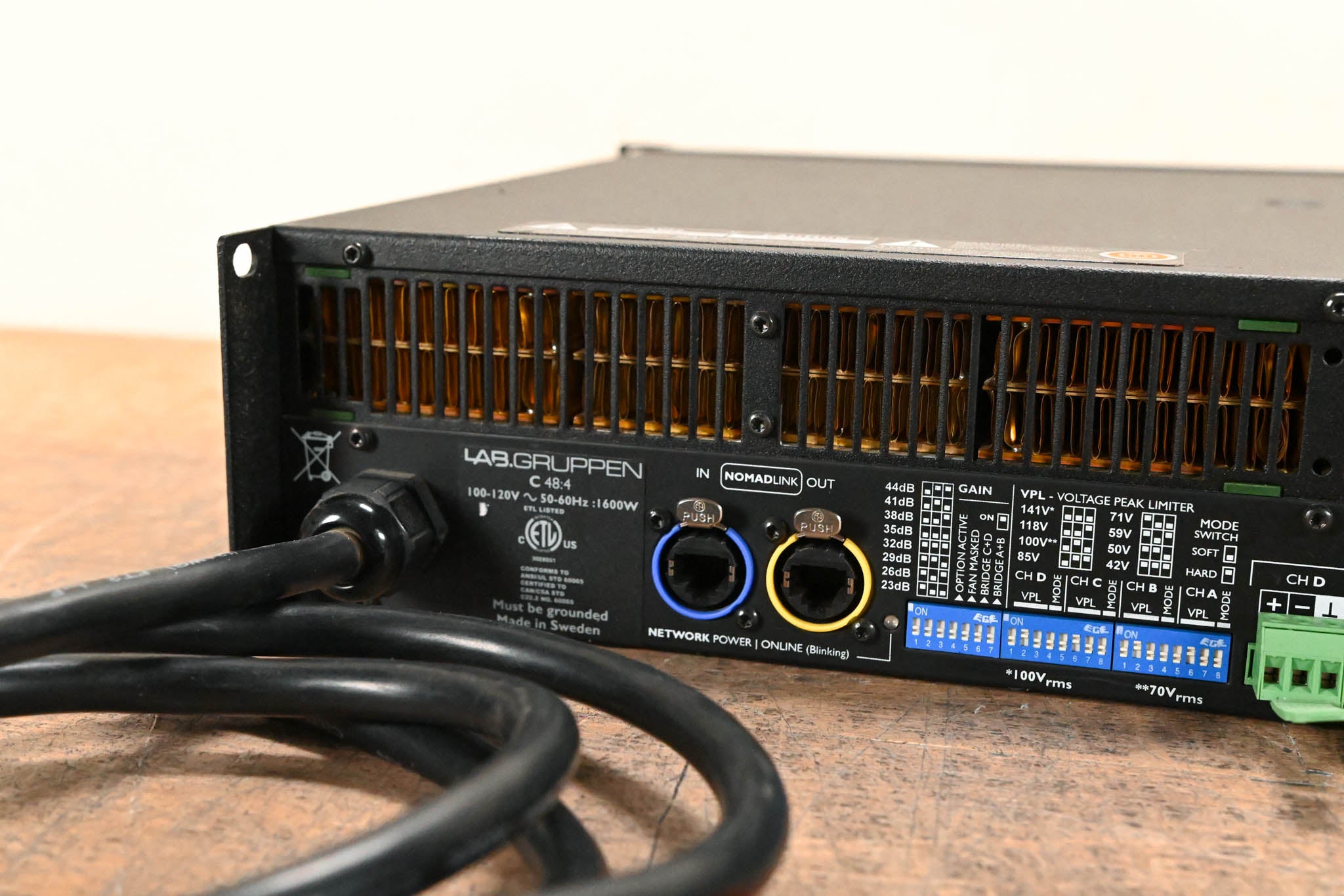 Lab Gruppen C 48:4 4800W 4-Channel Power Amplifier