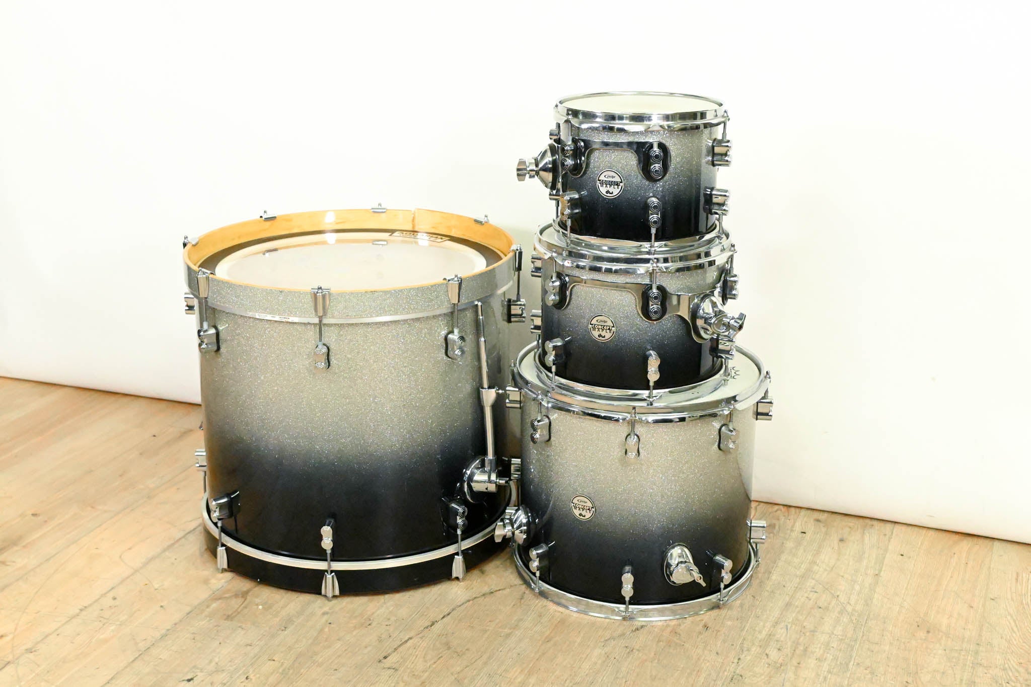 PDP Concept Maple 4 Piece Kit- Black Sparkle