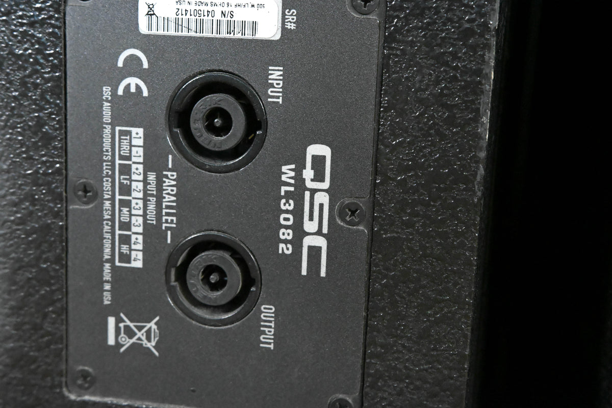 QSC WL3082 WideLine-8 3-Way Line Array Loudspeaker (PAIR)