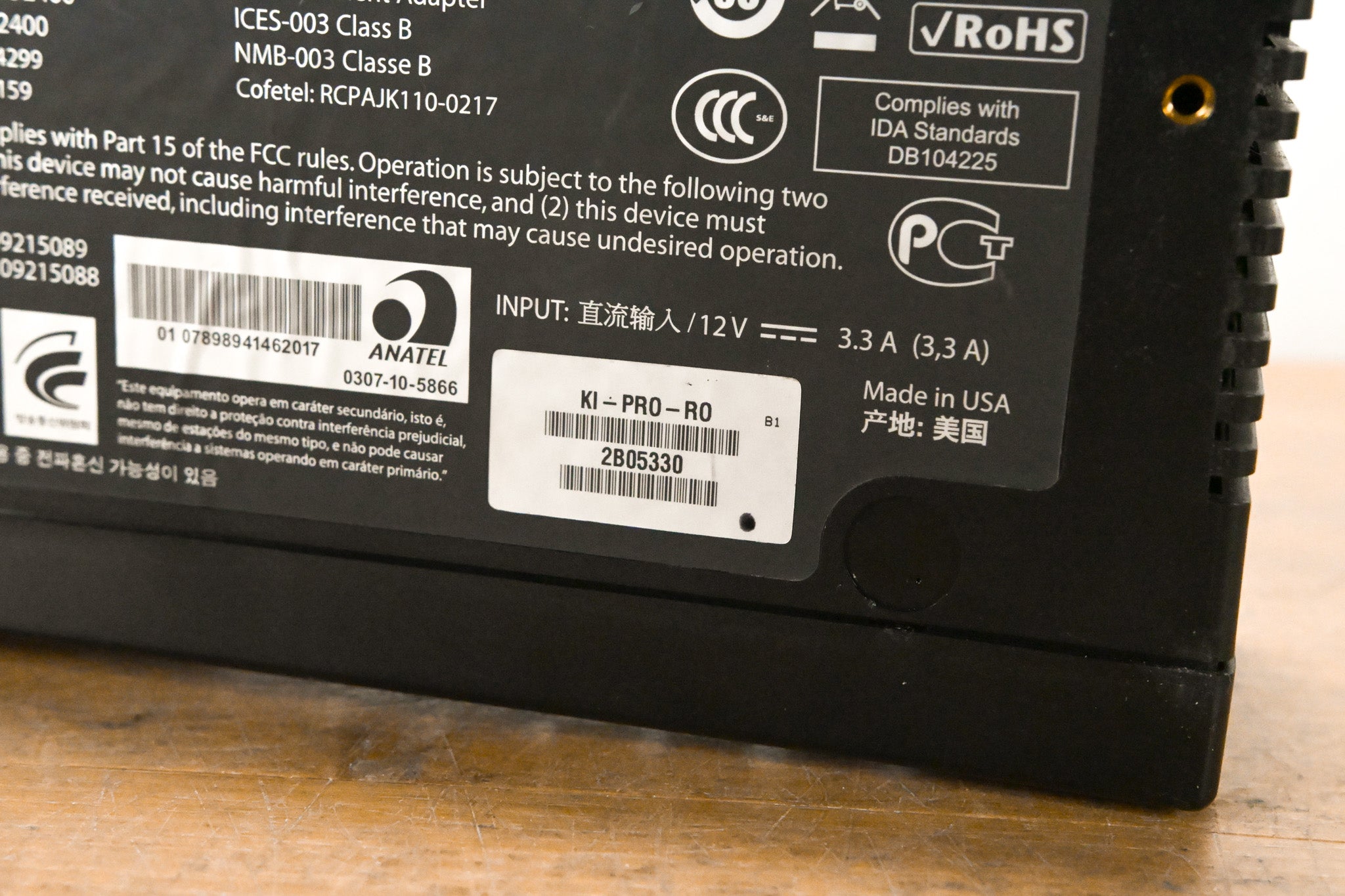 AJA Ki Pro File-Based HD/SD Video Recorder and Player (NO POWER SUPPLY)