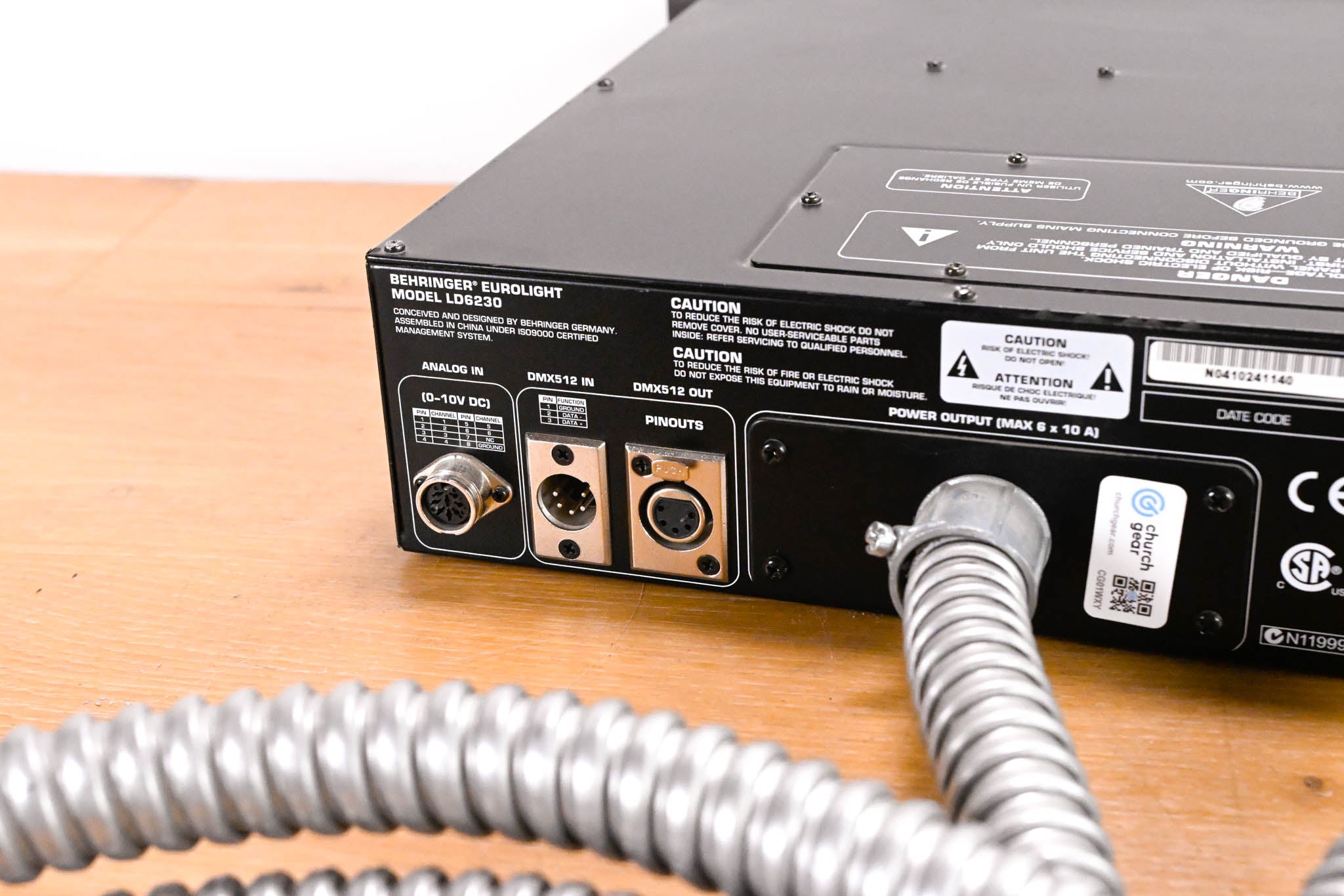 Behringer Eurolight LD6230 6-Channel DMX Dimmer Pack