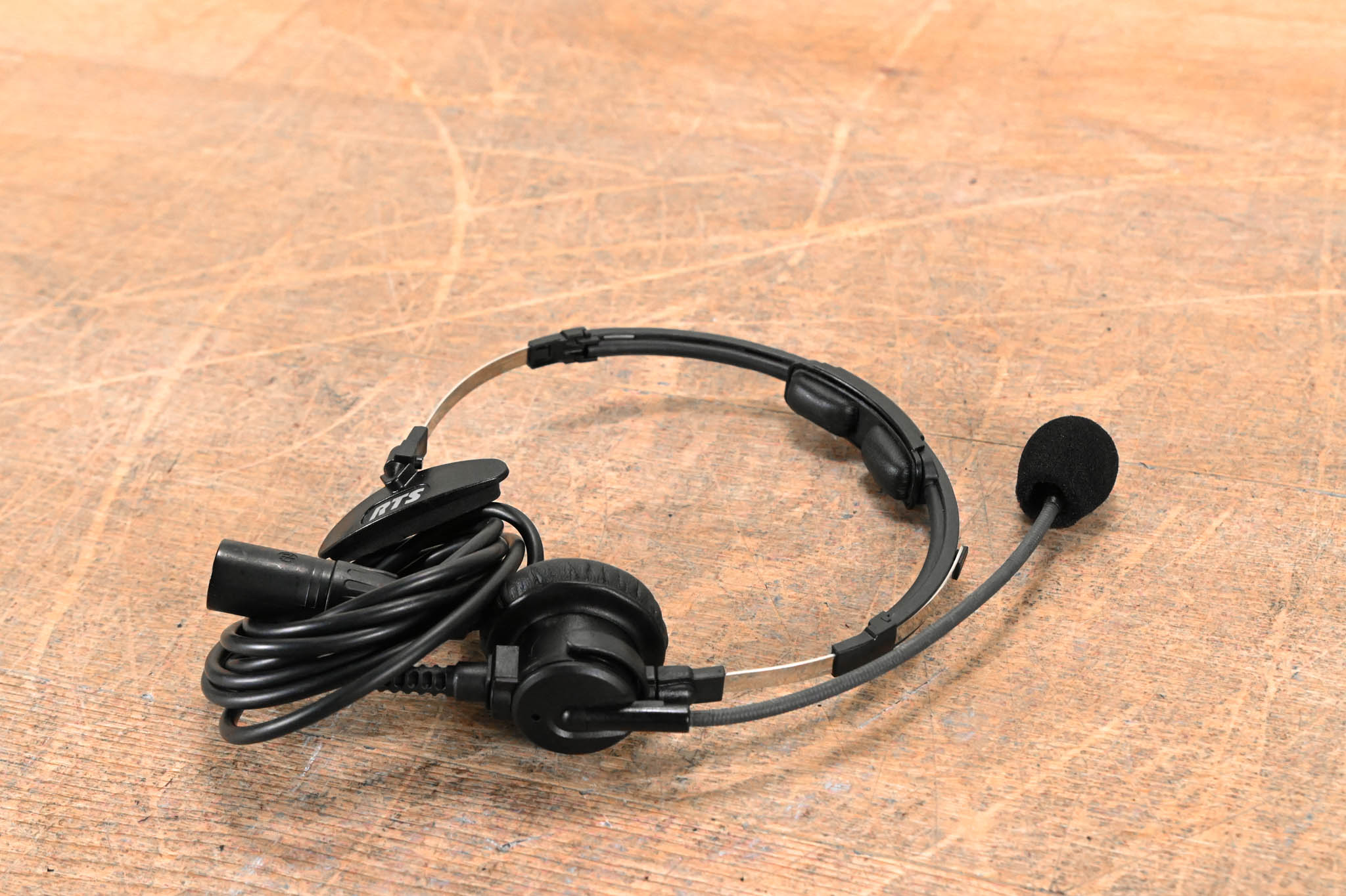 RTS LH-300-DM-A4M Lightweight Single-Sided Headset with Microphone