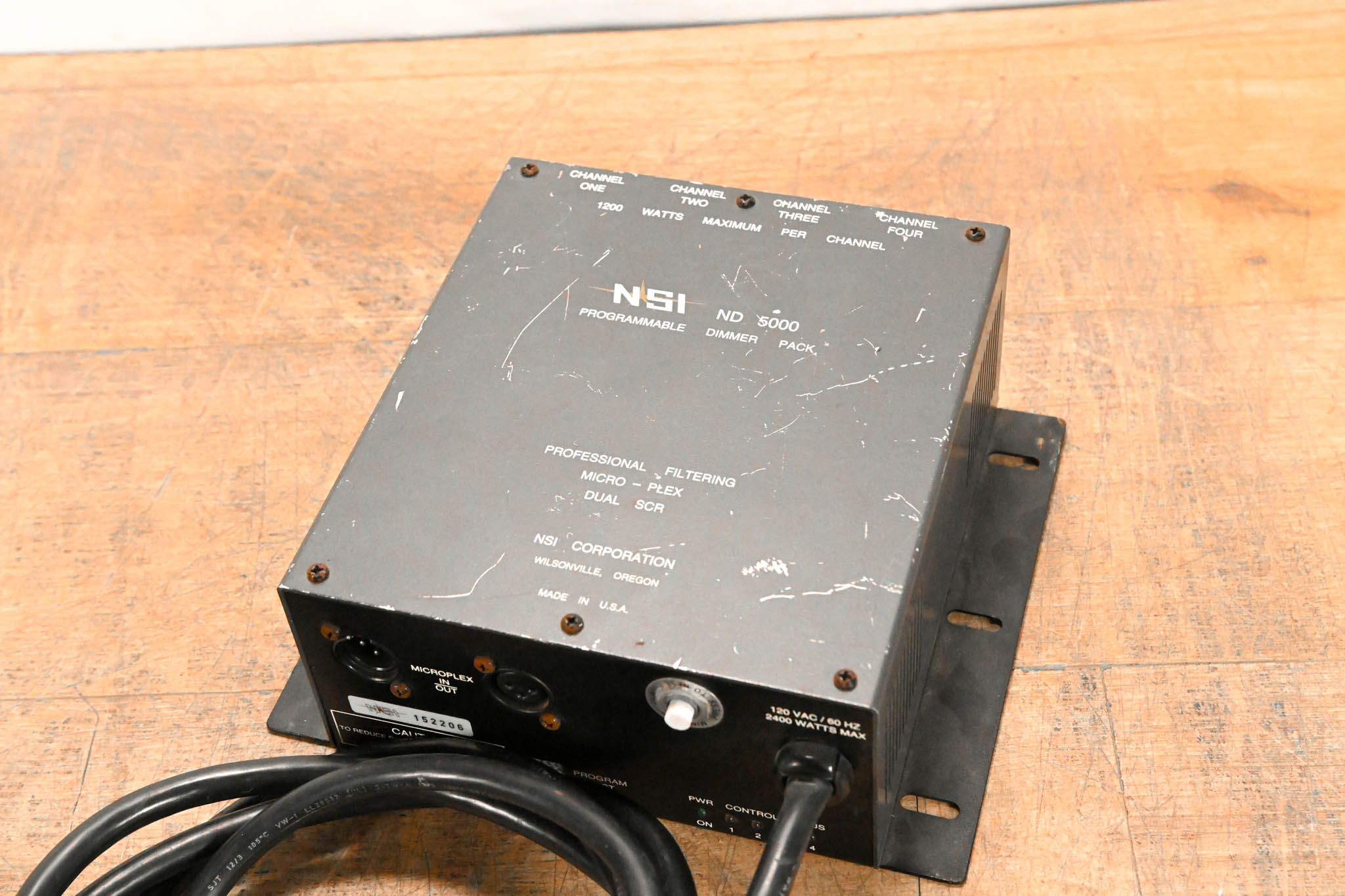 NSI ND 5000 4-Channel Programmable Dimmer Pack