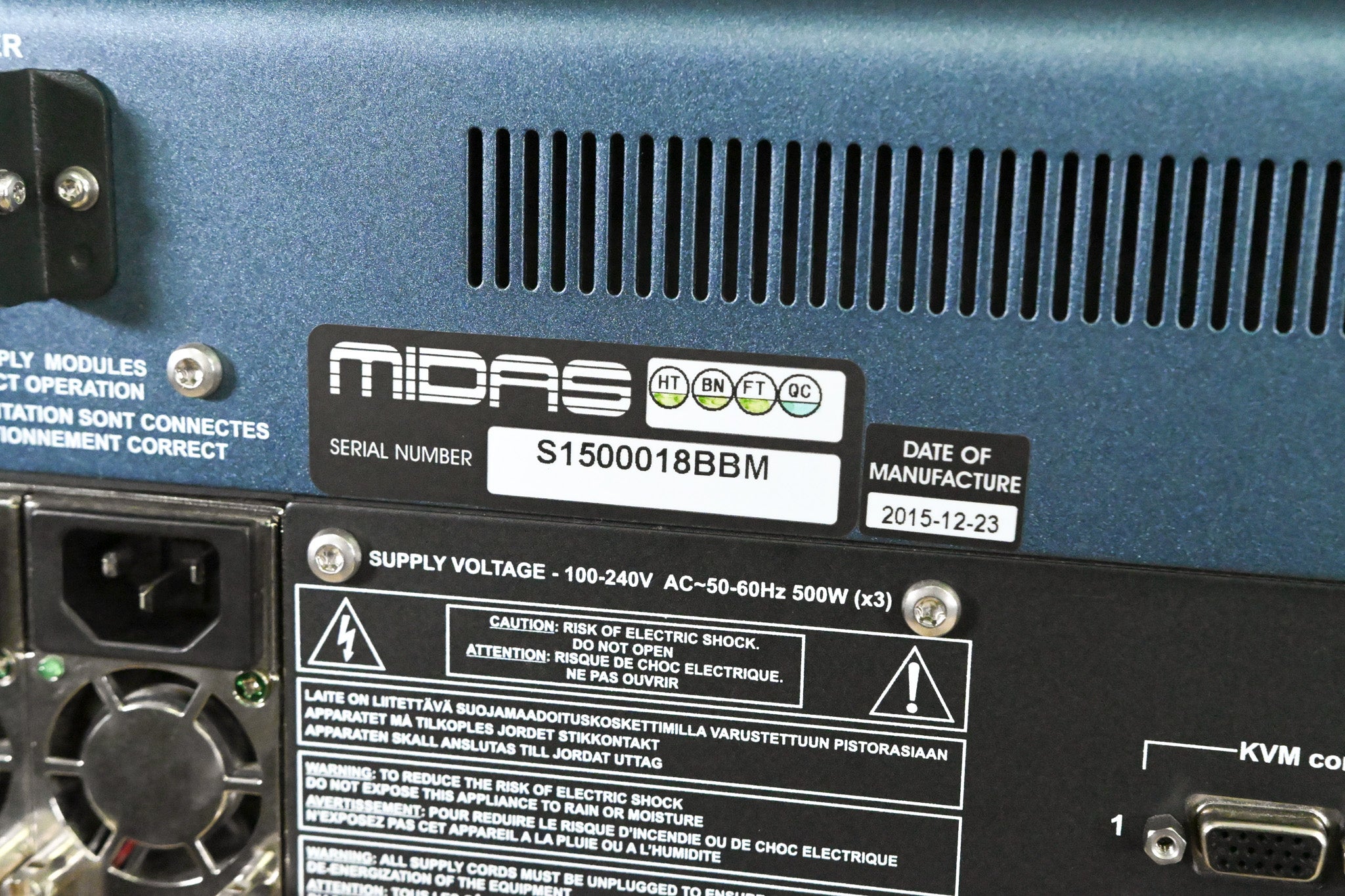 Midas PRO X Control Surface with Neutron High-Performance Audio System