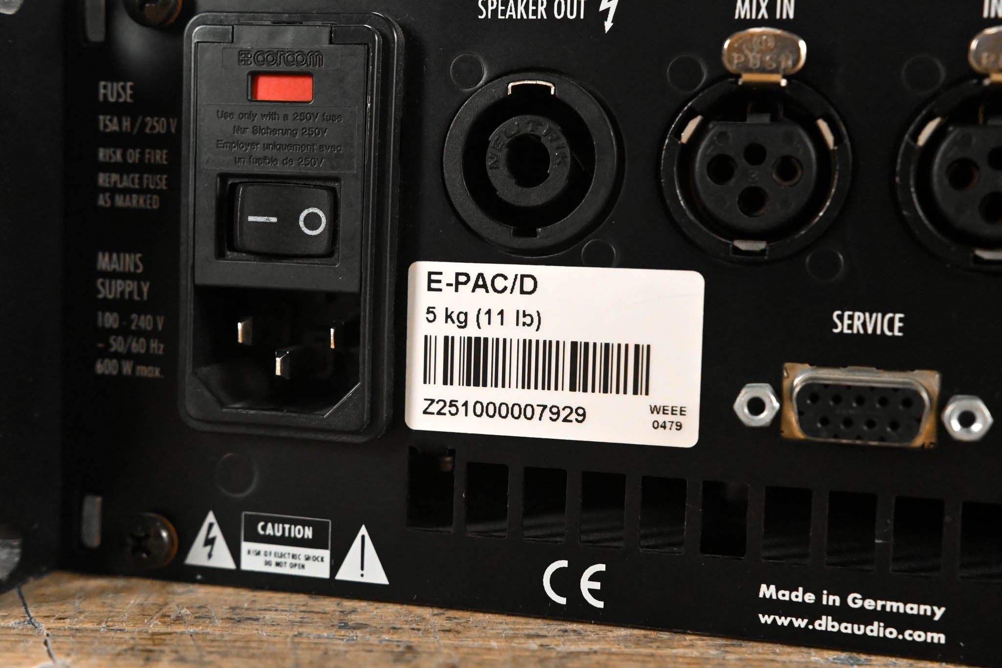 d&b audiotechnik E-PAC Single-Channel Power Amplifier Controller