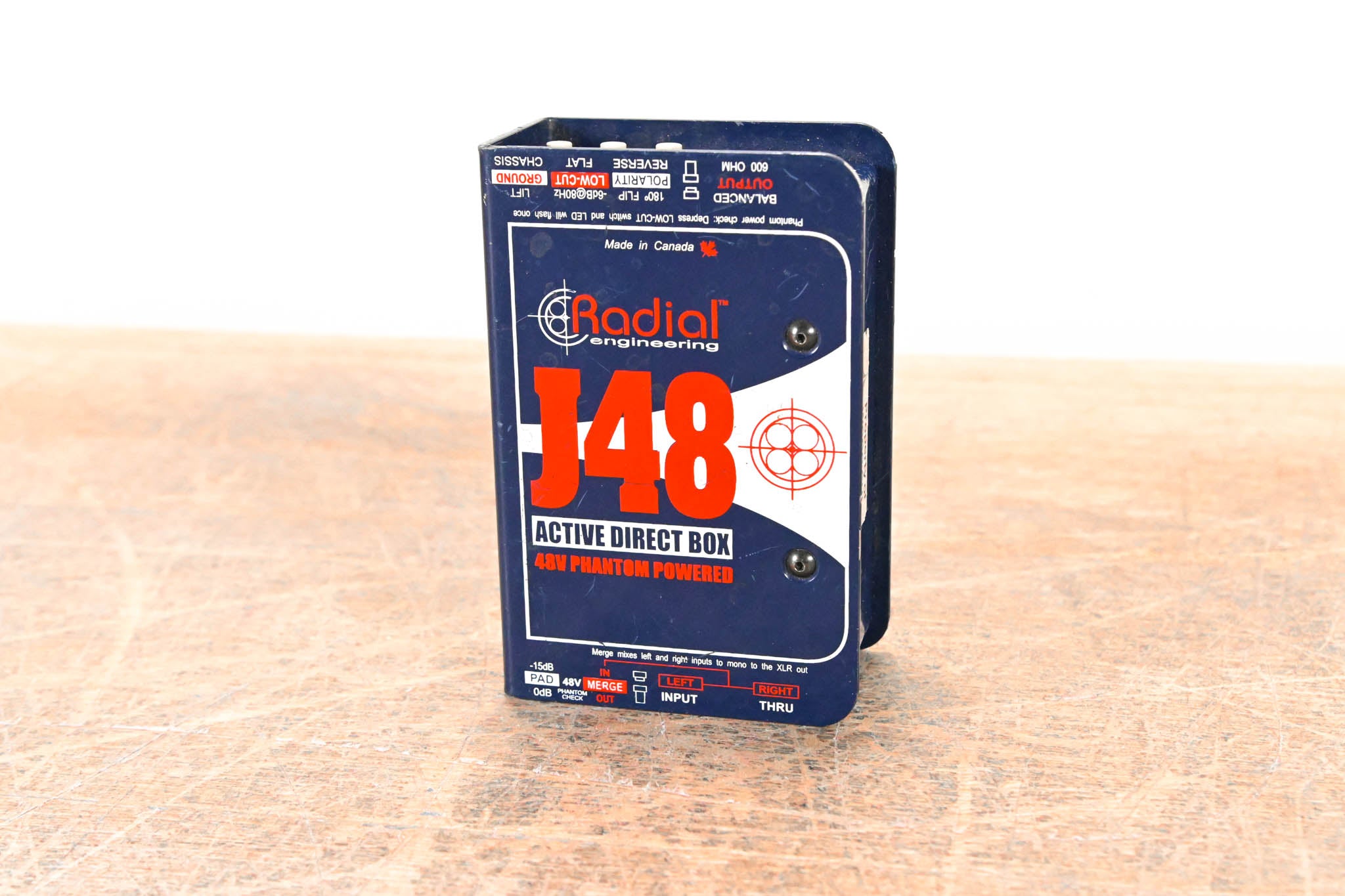 Radial Engineering J48 1-Channel 48V Active Direct Box