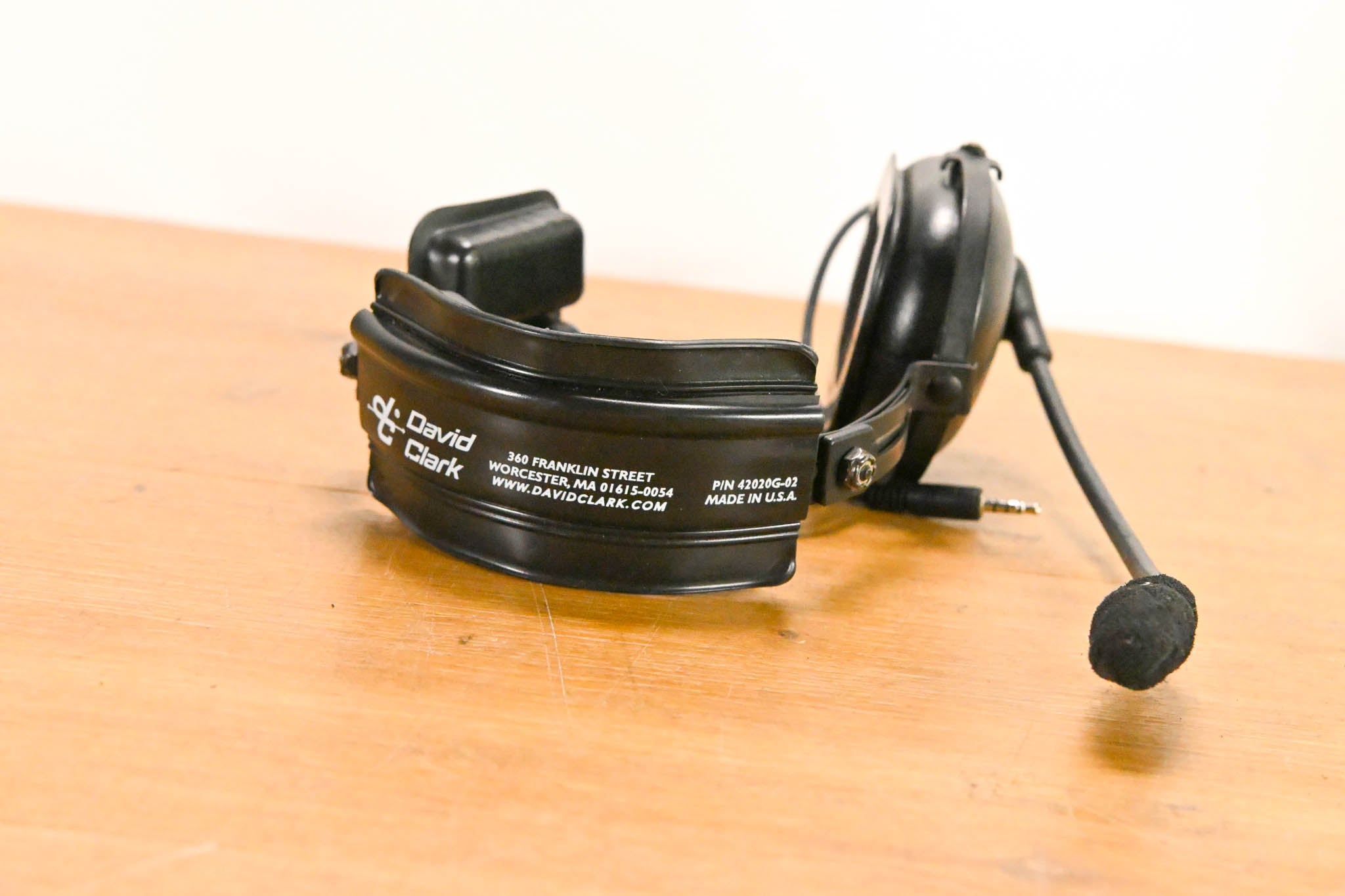 David Clark Single Ear, Over-The-Head Style Headset
