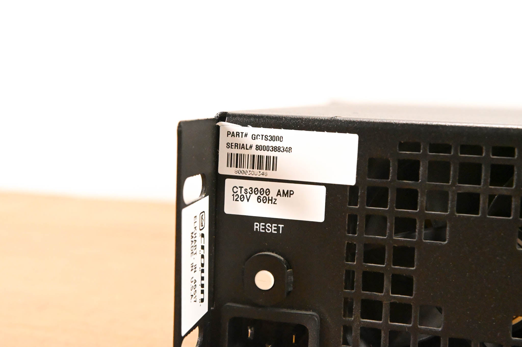 Crown CTs 3000 Two-Channel 1500W Power Amplifier