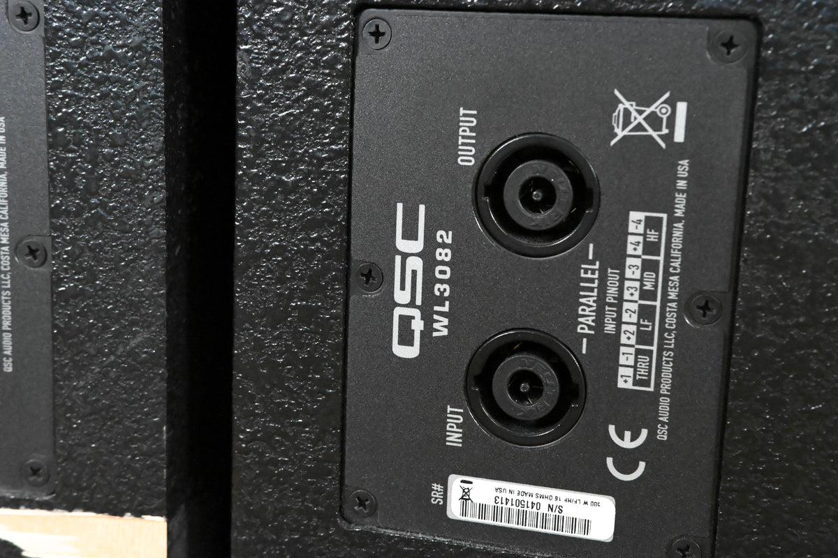 QSC WL3082 WideLine-8 3-Way Line Array Loudspeaker (PAIR)