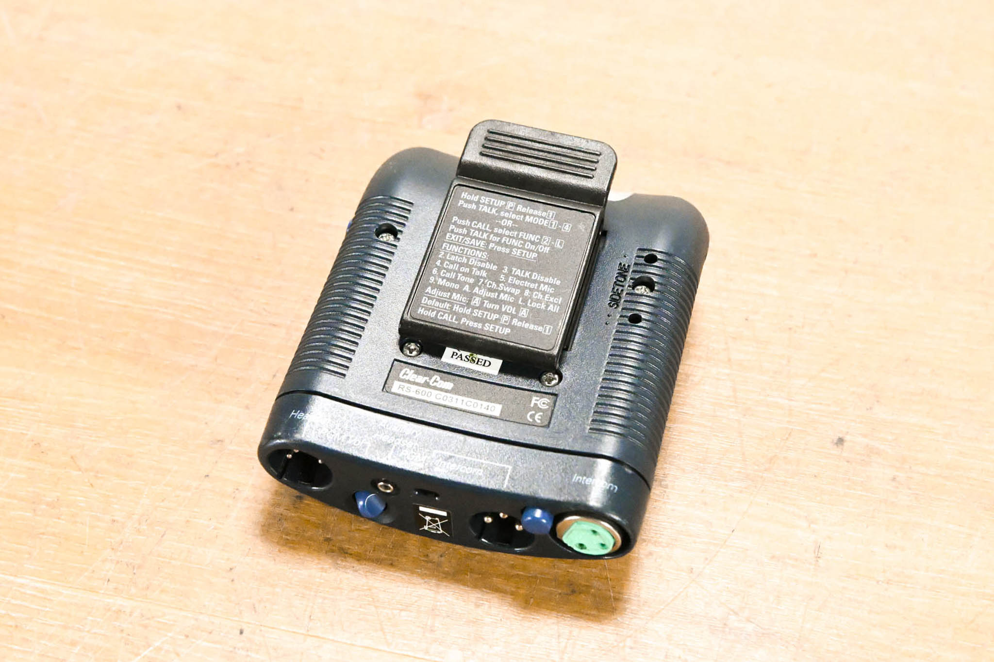 Clear-Com RS-603 Two-Channel Intercom Beltpack