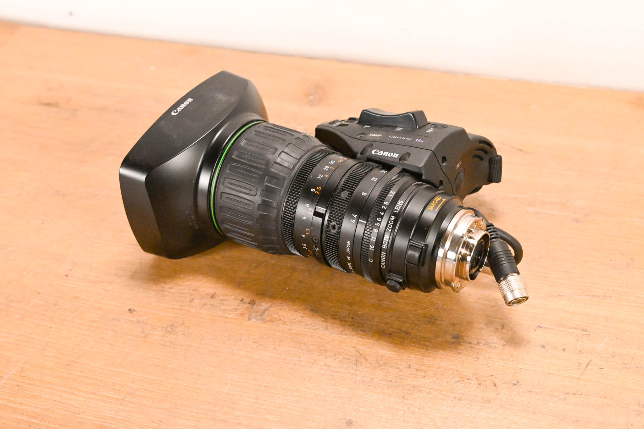 Canon KT14x4.4KRSJ 1/3" 14x Broadcast Zoom Lens