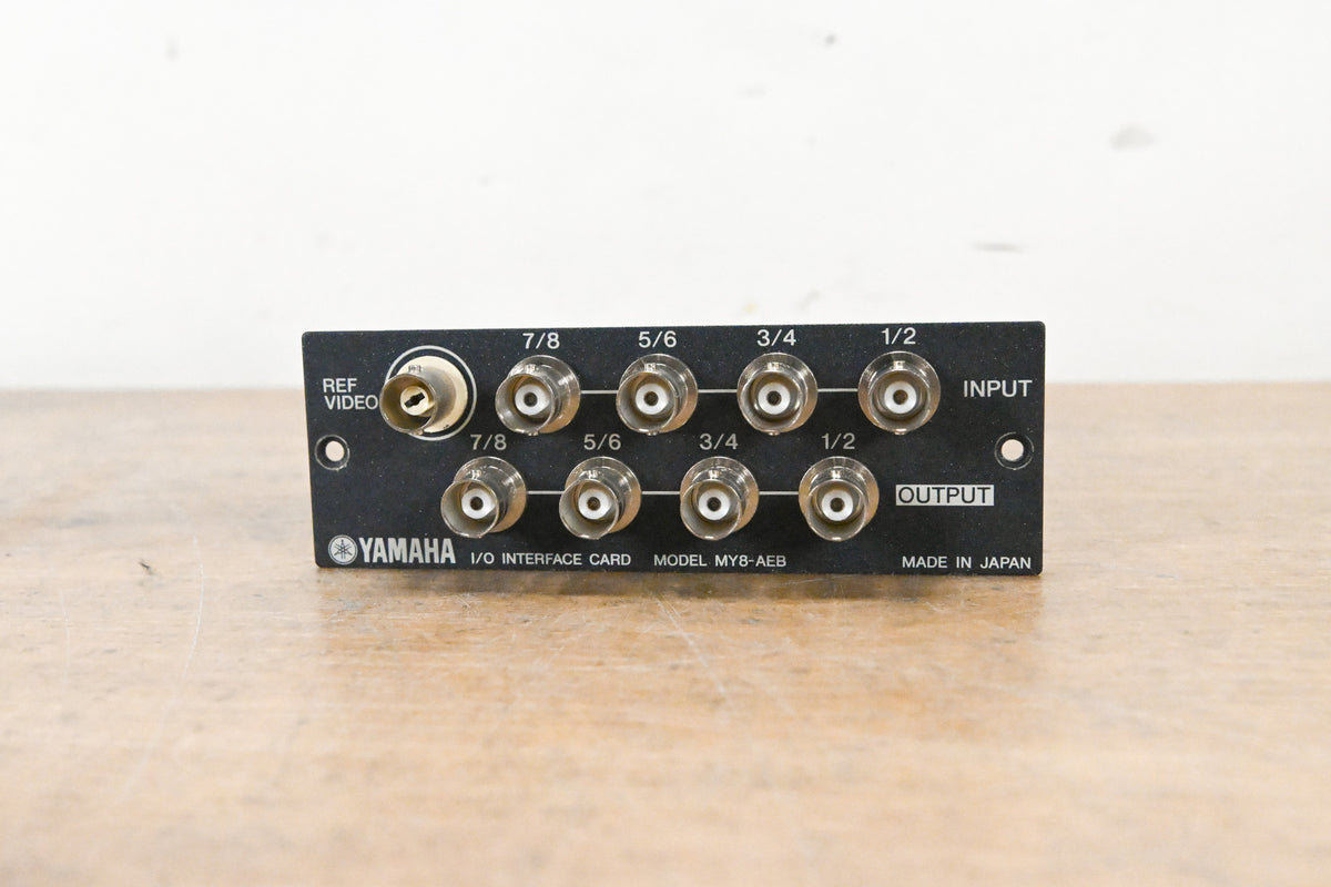 Yamaha MY8-AEB 8-Channel AES/EBU I/O with Video Input