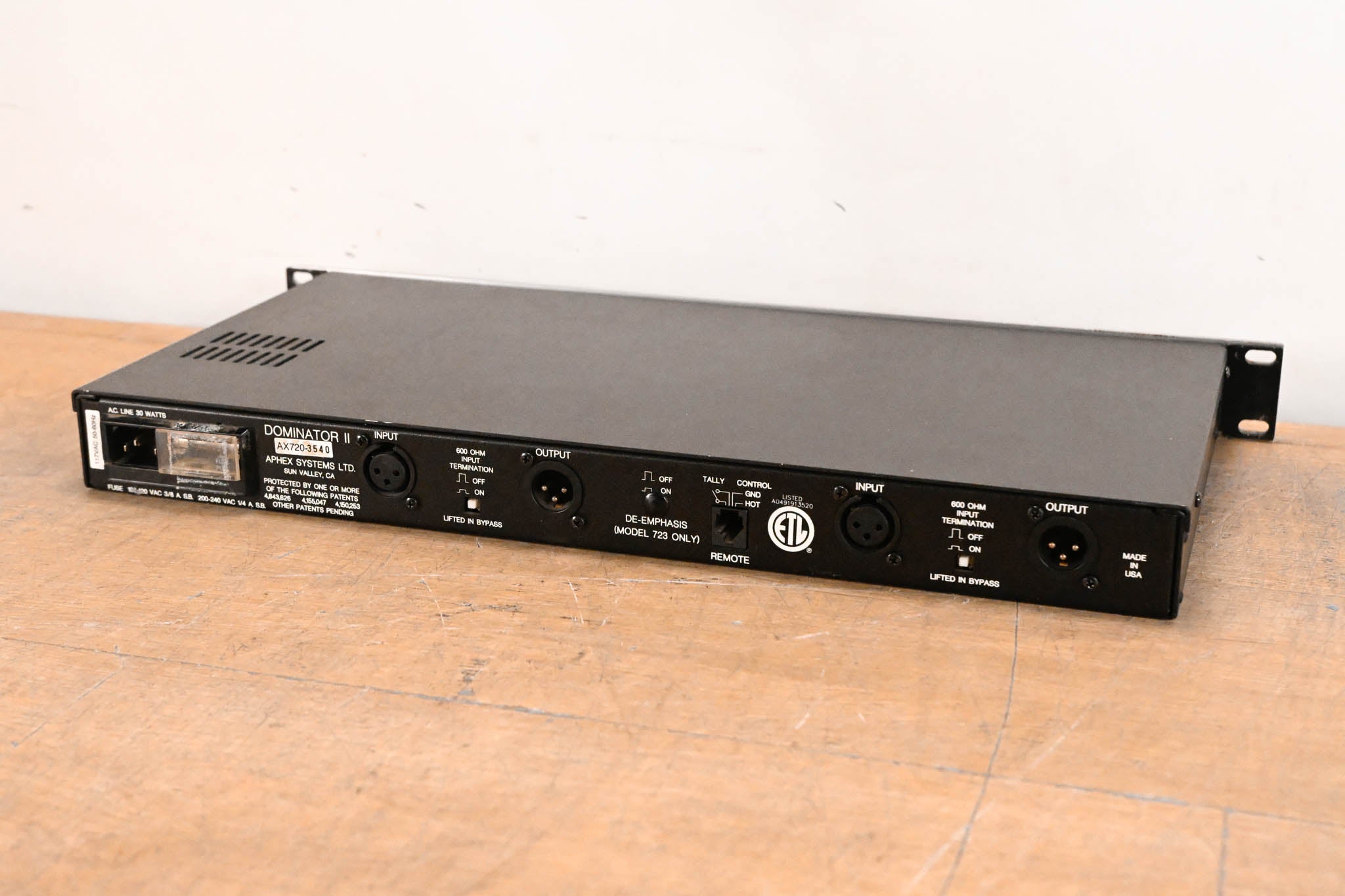 Aphex 720 DOMINATOR II Precision Multiband Peak Limiter