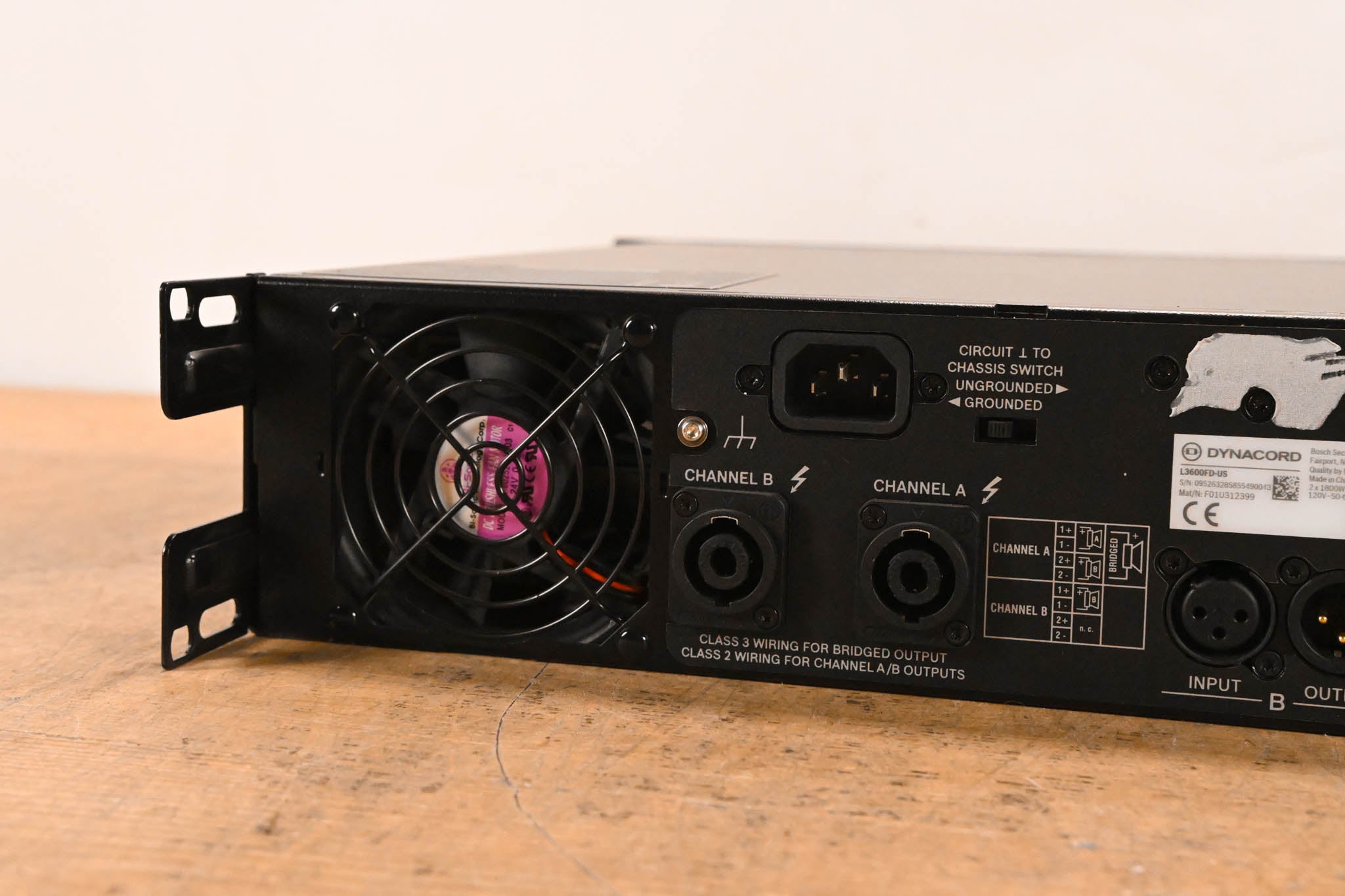 Dynacord L3600FD 2-Channel Power Amplifier with DSP