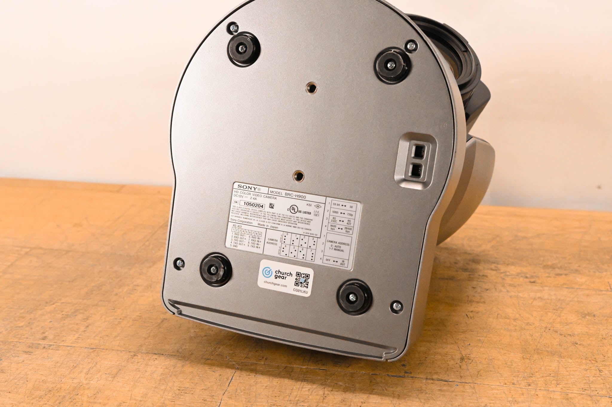 Sony BRC-H900 HD PTZ Camera (NO POWER SUPPLY)