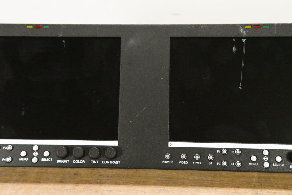 Marshall V-MD702 Dual 7" 3RU Rack Mount LCD Monitor (NO POWER SUPPLY)