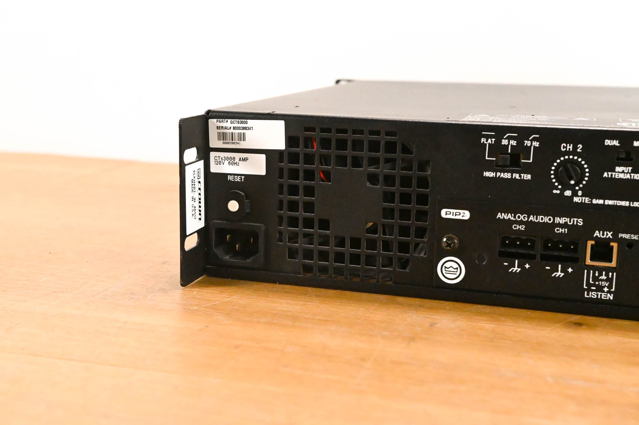 Crown CTs 3000 Two-Channel 1500W Power Amplifier