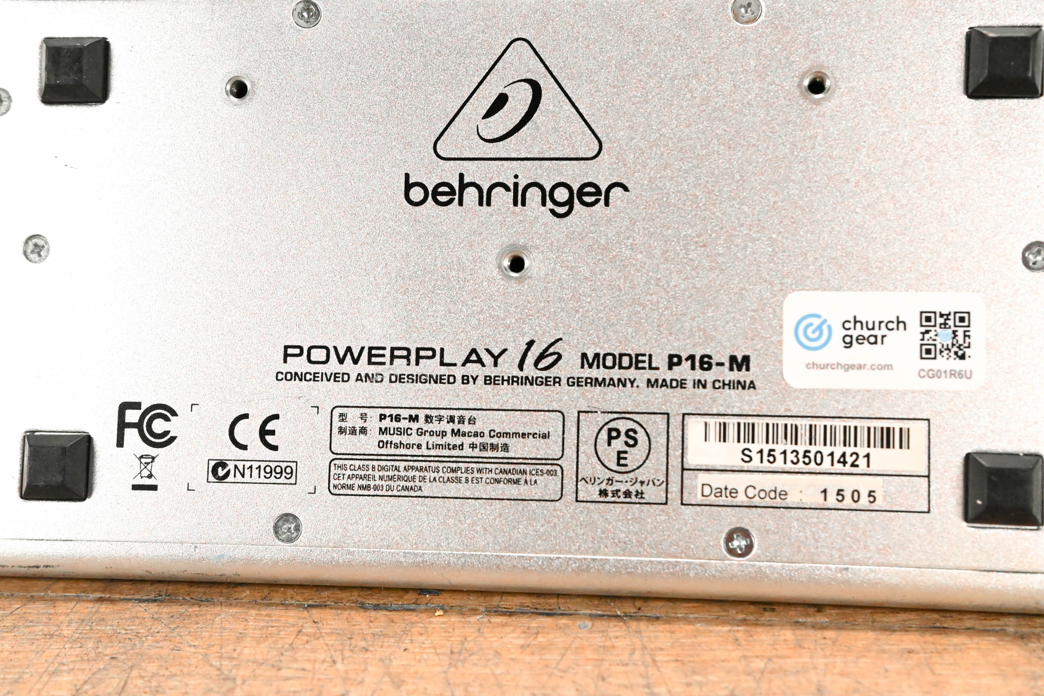 Behringer Powerplay P16-M 16-Channel Digital Personal Mixer