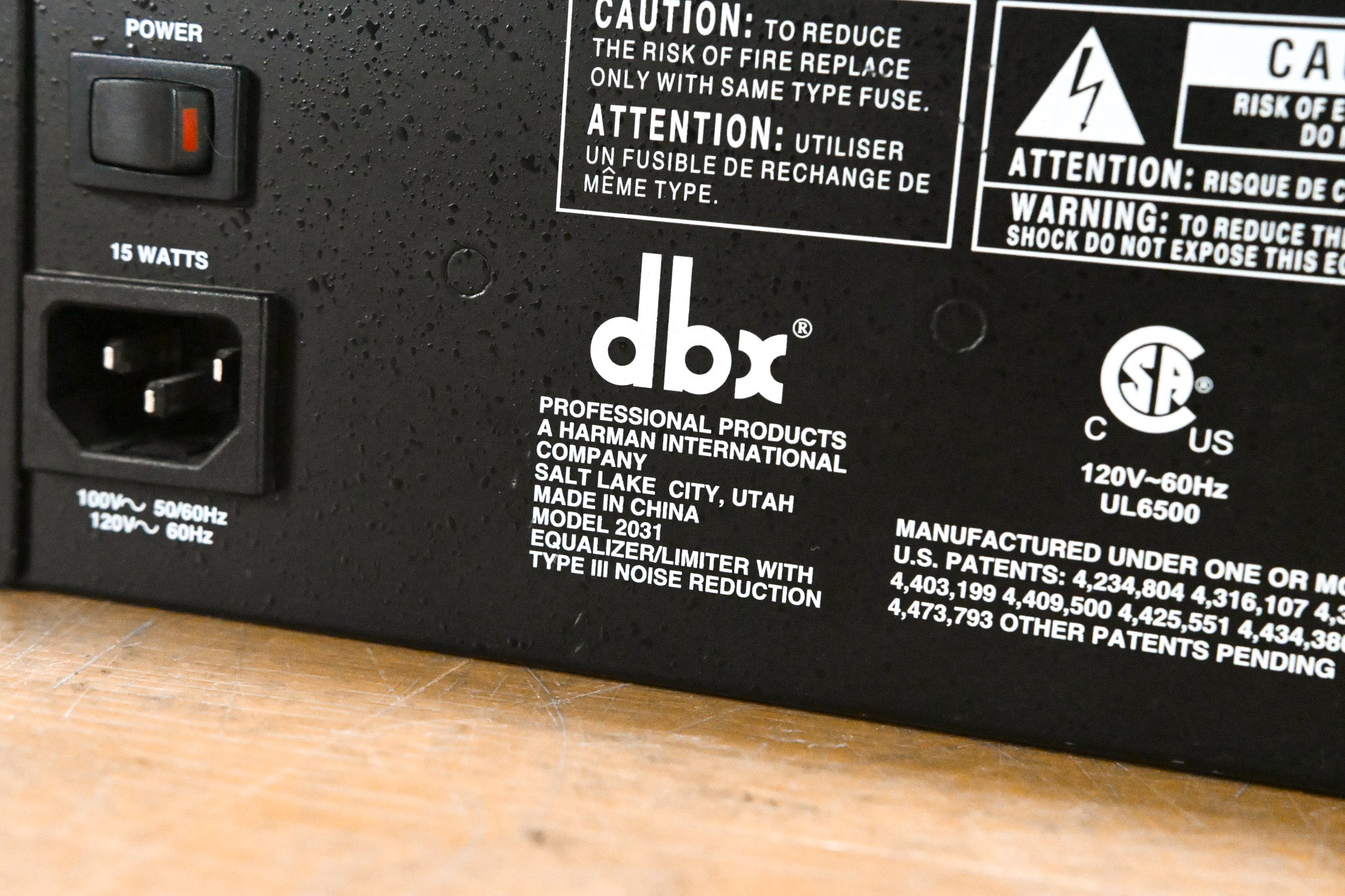 dbx 2031 Single-Channel 31-Band Graphic Equalizer/Limiter