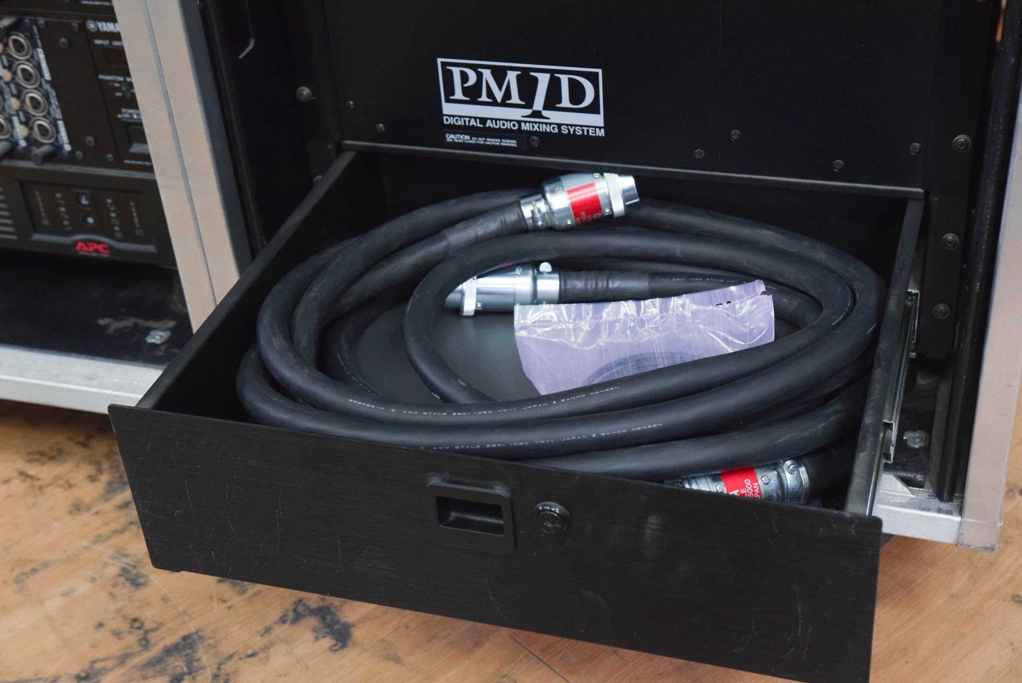 Yamaha PM1DV2 VCM with I/O, Master Clock, and Backup Power Supplies