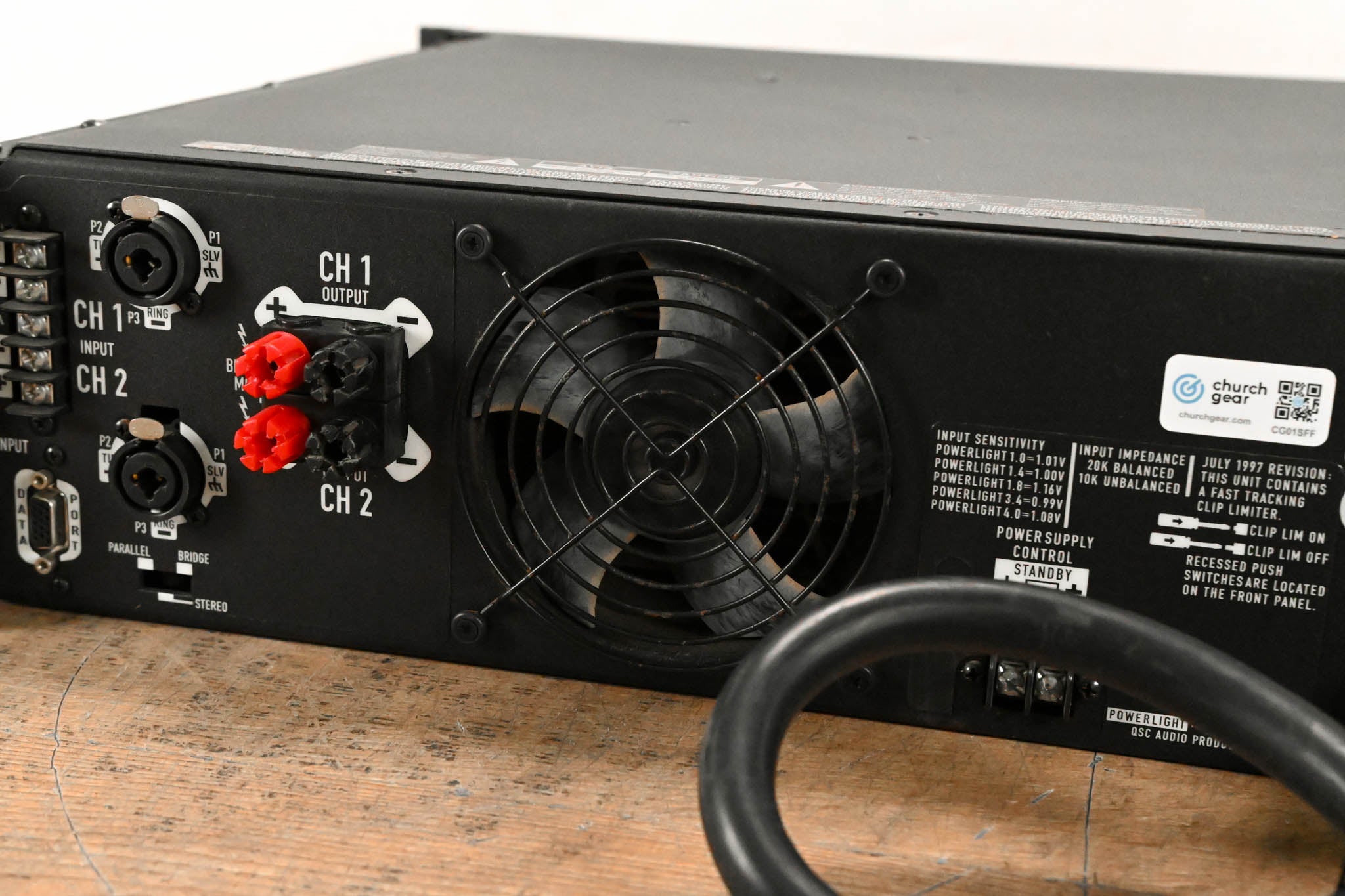 QSC PowerLight 4.0 2-Channel Power Amplifier