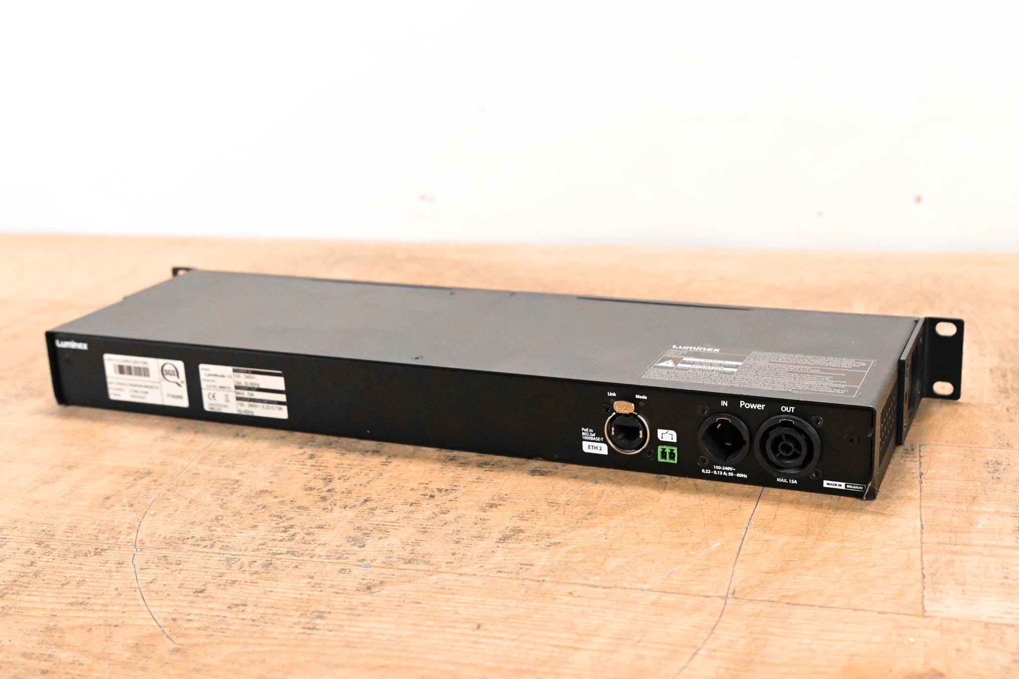 Luminex Luminode Rackmount 12-Port DMX/RDM Ethernet Node (NO PSU)