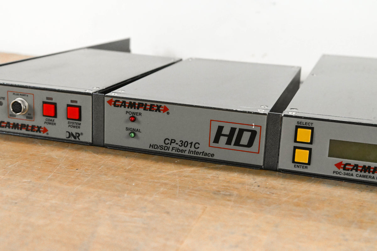 Camplex CP-301C HD/SDI Fiber Camera Multiplexer Rack