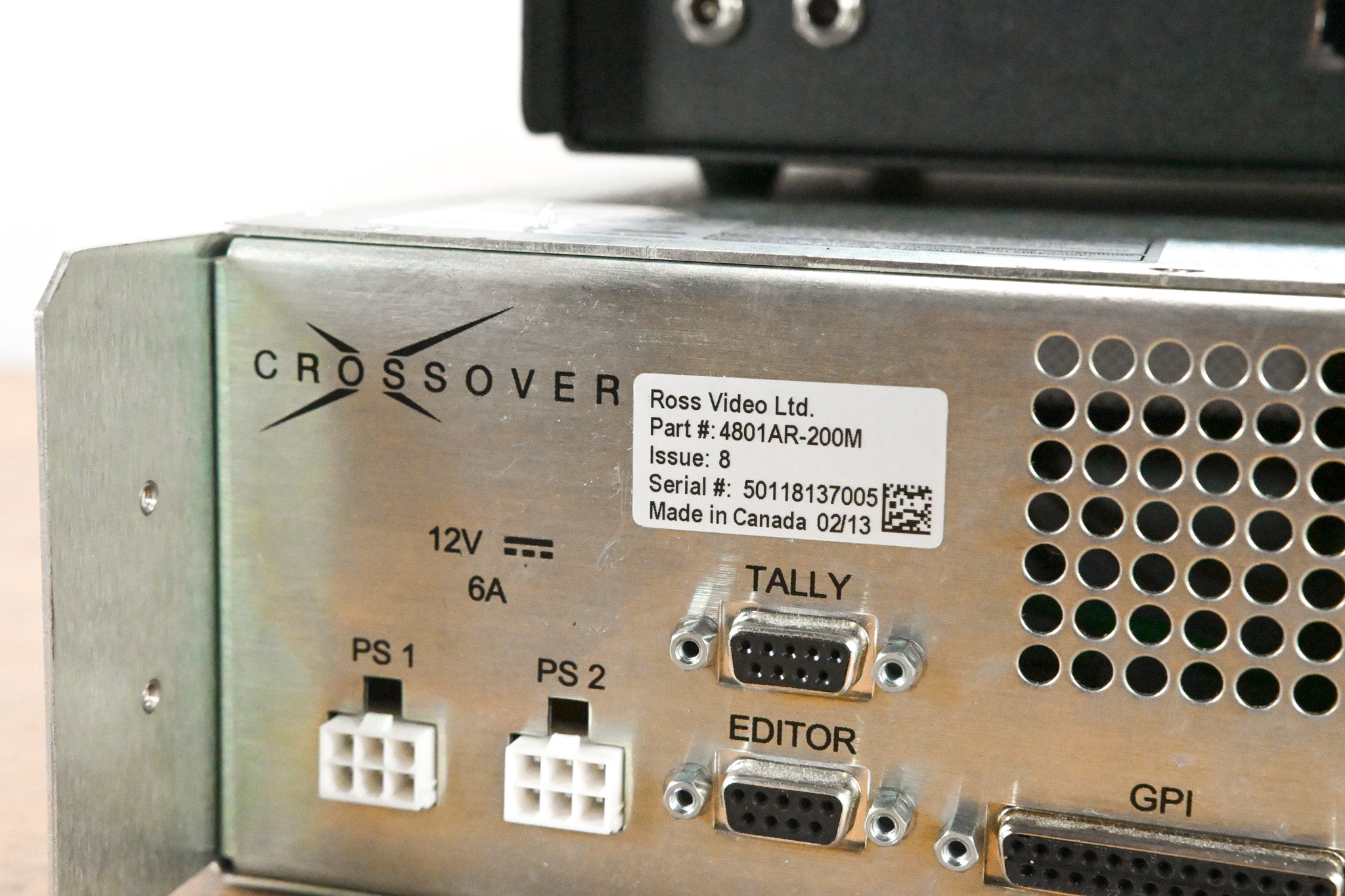 Ross CrossOver 12 12-Input HD Production Switcher (NO POWER SUPPLY)