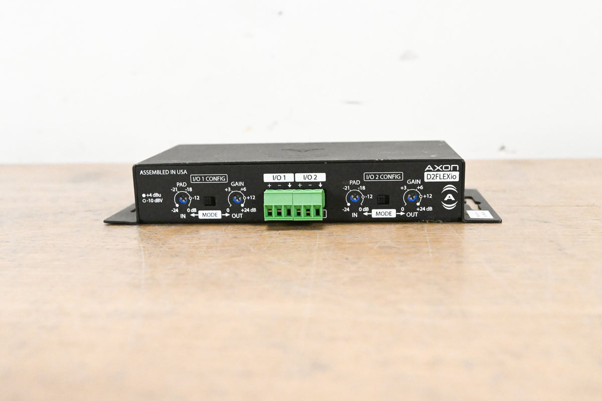 Attero Tech Axon D2FLEXio Dante/AES67 Networked Audio Interface (NO PSU)