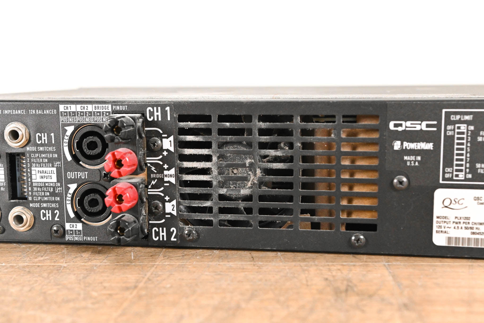 QSC PLX1202 2-Channel Power Amplifier