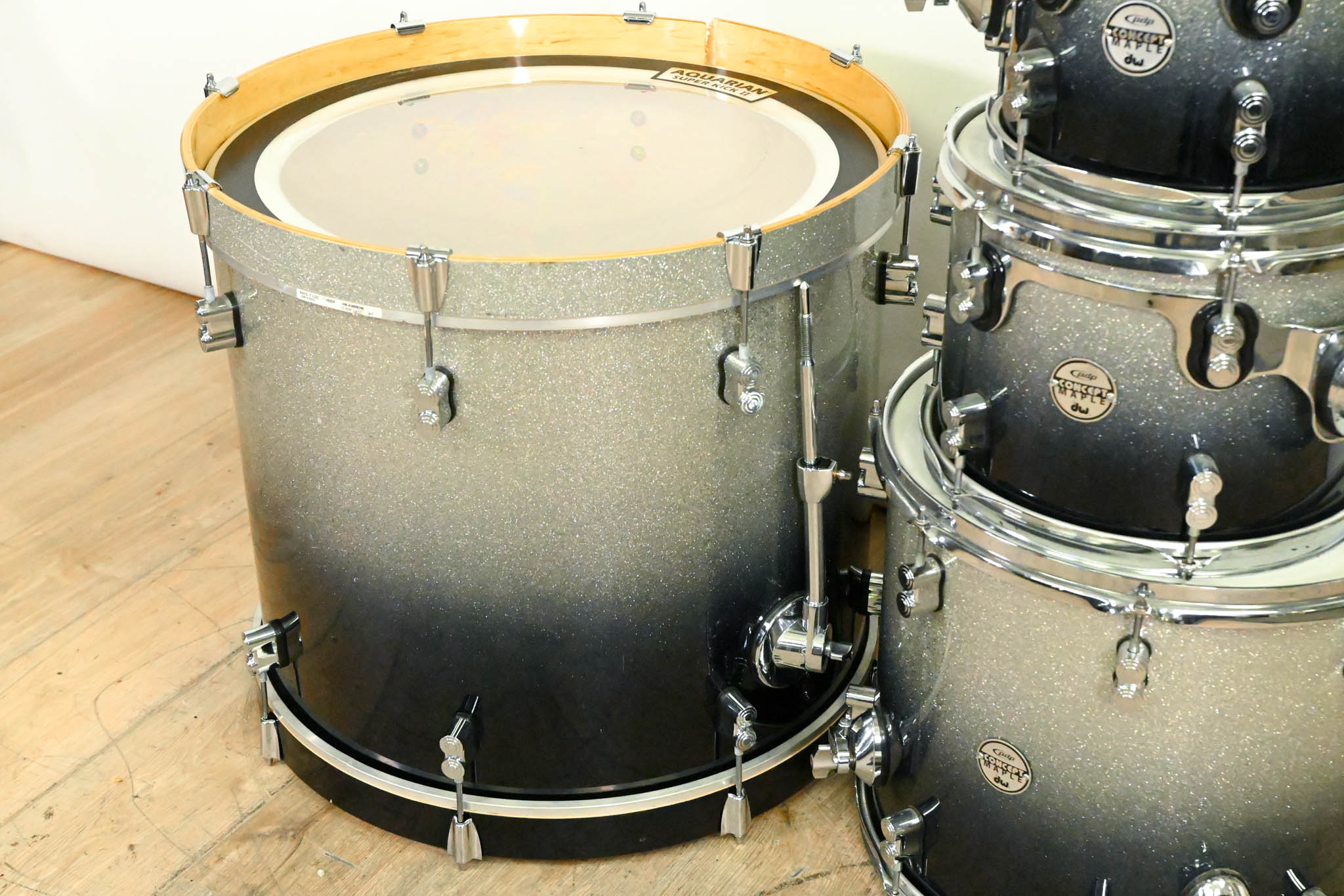 PDP Concept Maple 4 Piece Kit- Black Sparkle