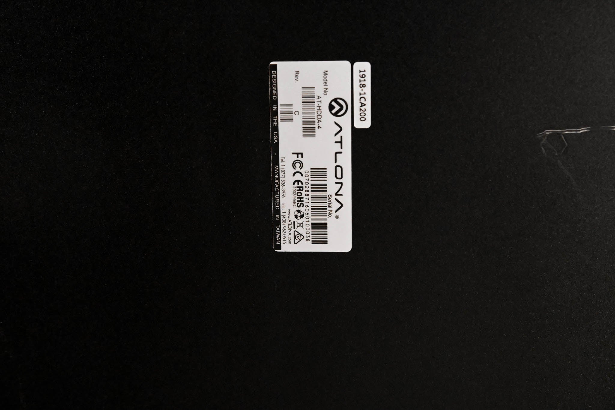 Atlona AT-HDDA-4 1x4 HDMI 4K/UHD Distribution Amplifier (NO PSU)