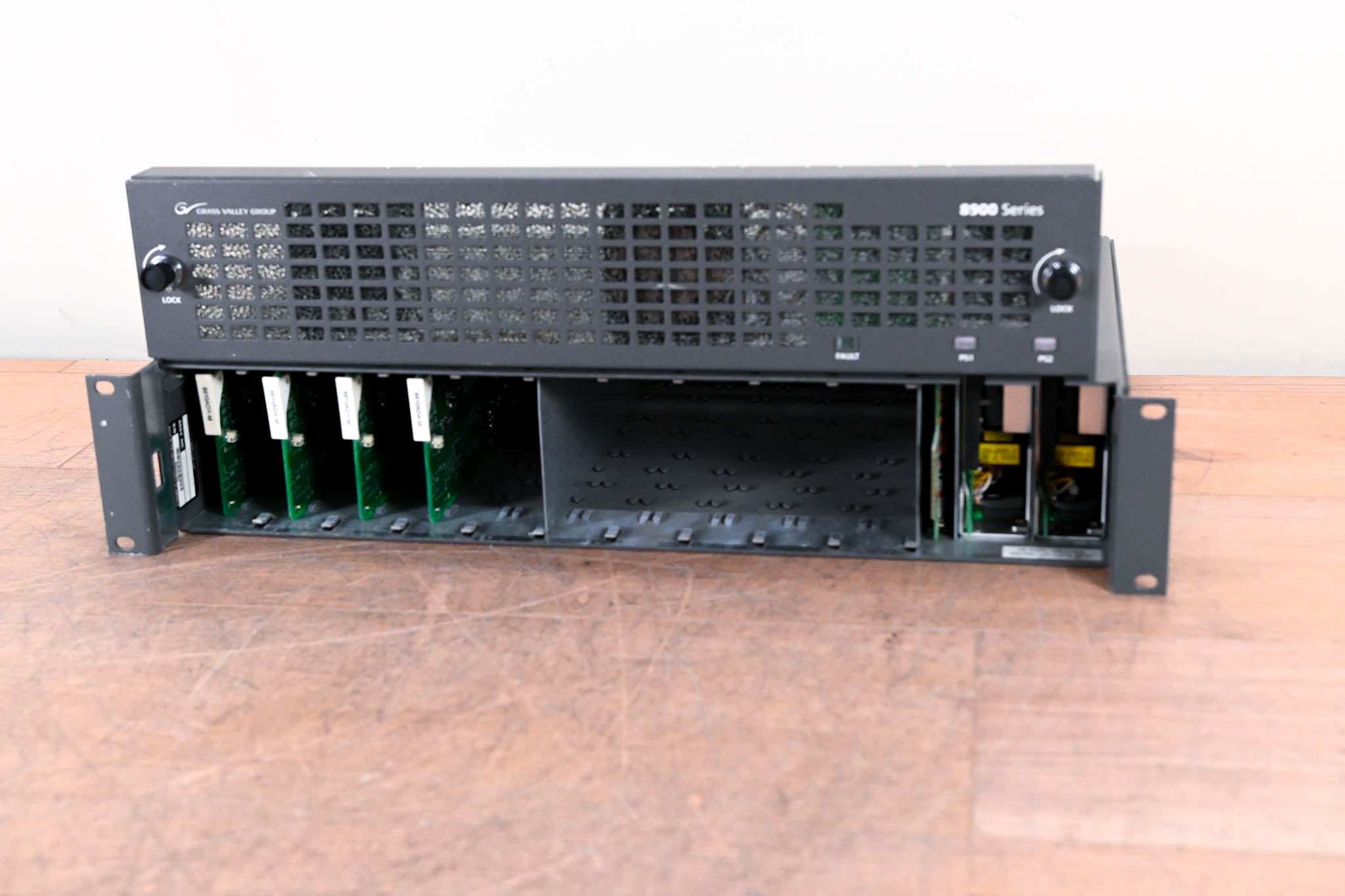 Grass Valley 8900 Series 2RU Video Frame Chassis with Cards