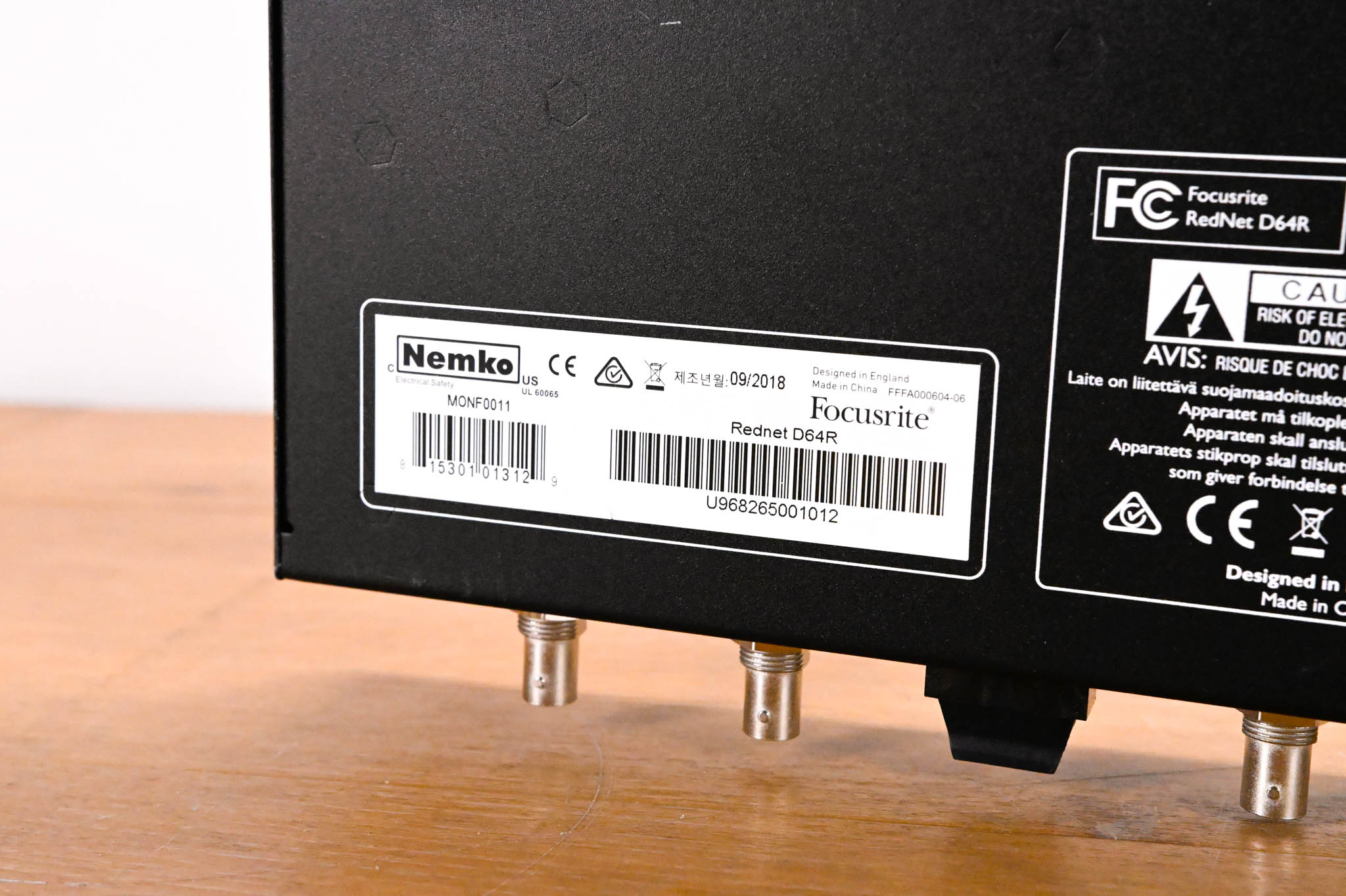 Focusrite RedNet D64R 64-Channel Dante to MADI Interface