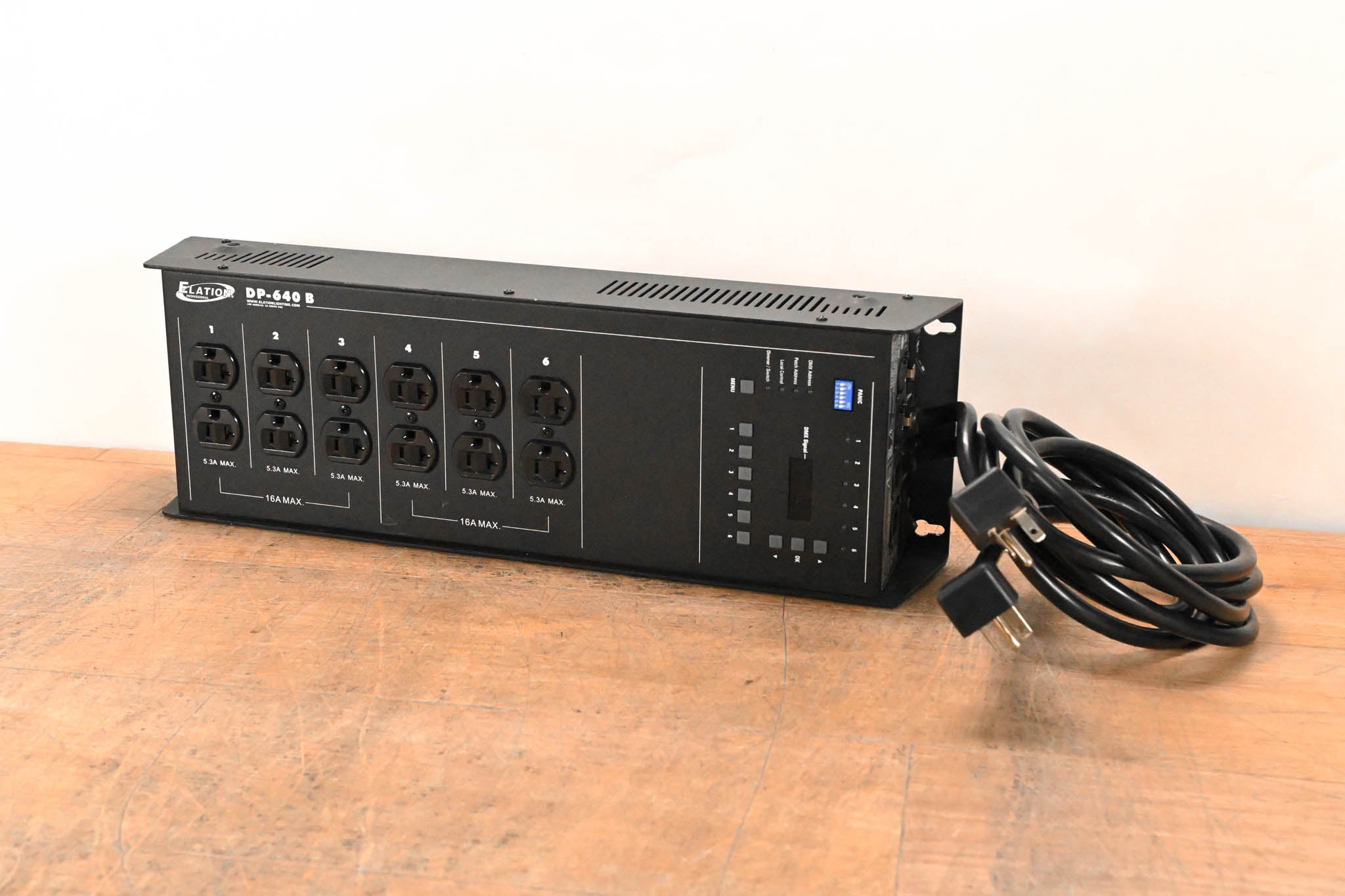 Elation DP-640B Hybrid 6-Channel DMX Dimmer/Switch Pack