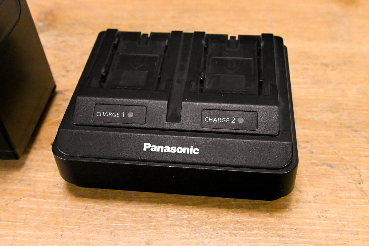 Panasonic AG-BRD50 Dual Battery Charger with Batteries (NO POWER SUPPLY)