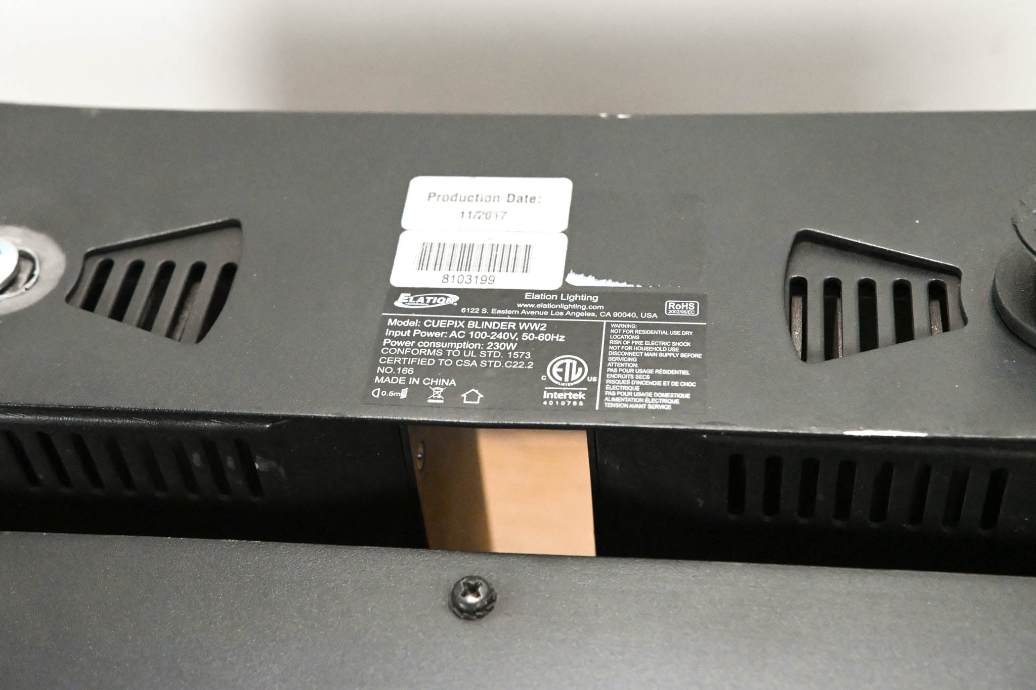 Elation CUEPIX Blinder WW2 2x 100W WW LED Blinder