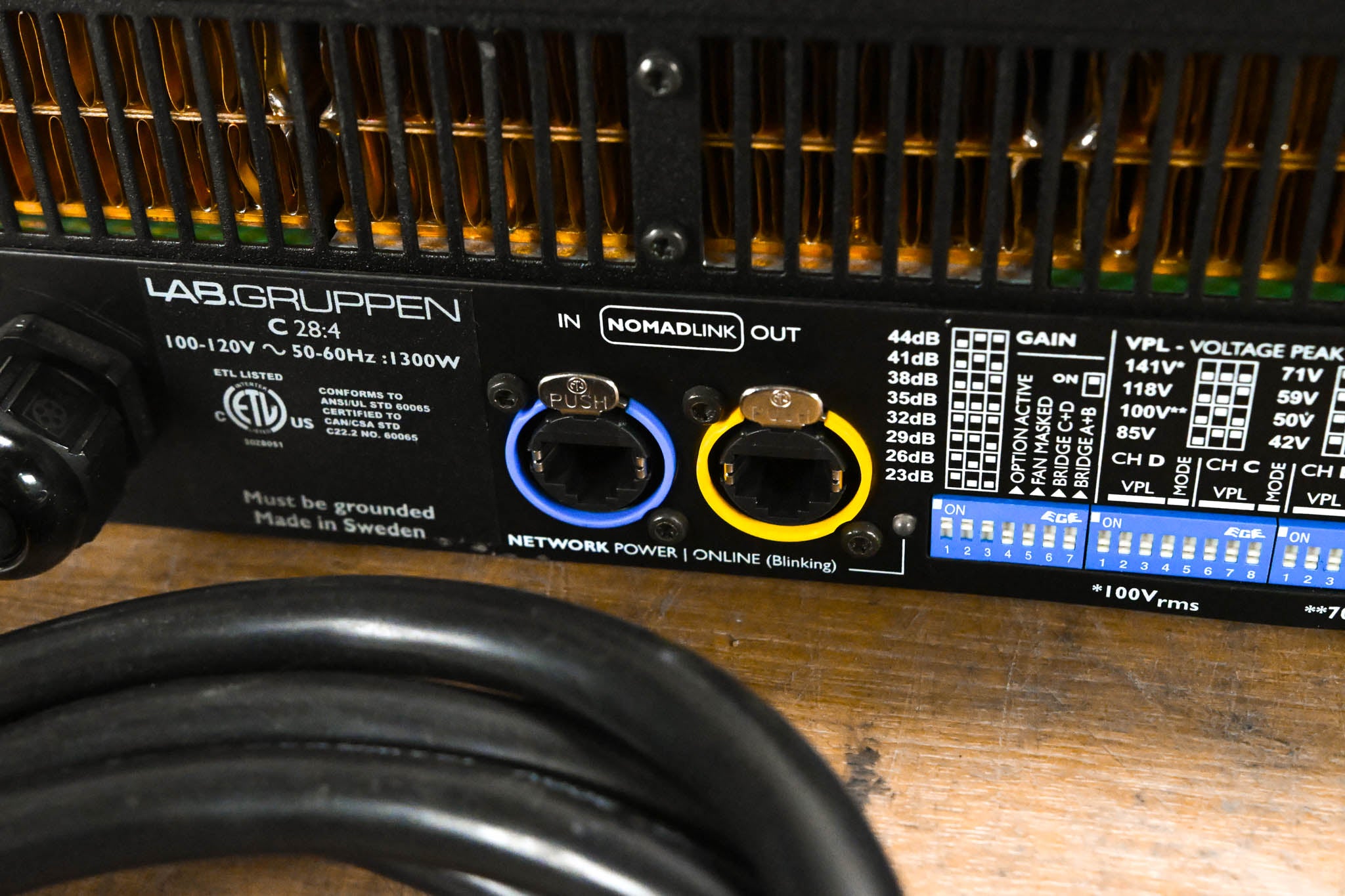 Lab Gruppen C 28:4 2800W 4-Channel Power Amplifier